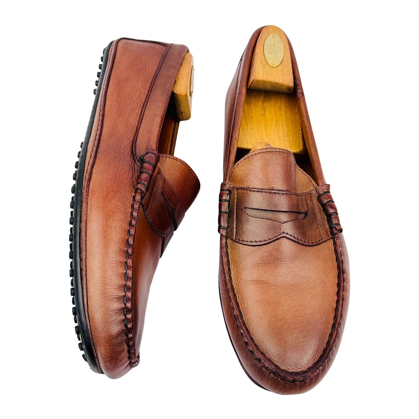 Allen Edmonds Super Sport Brown Penny Loafers (Size 44/44.5)