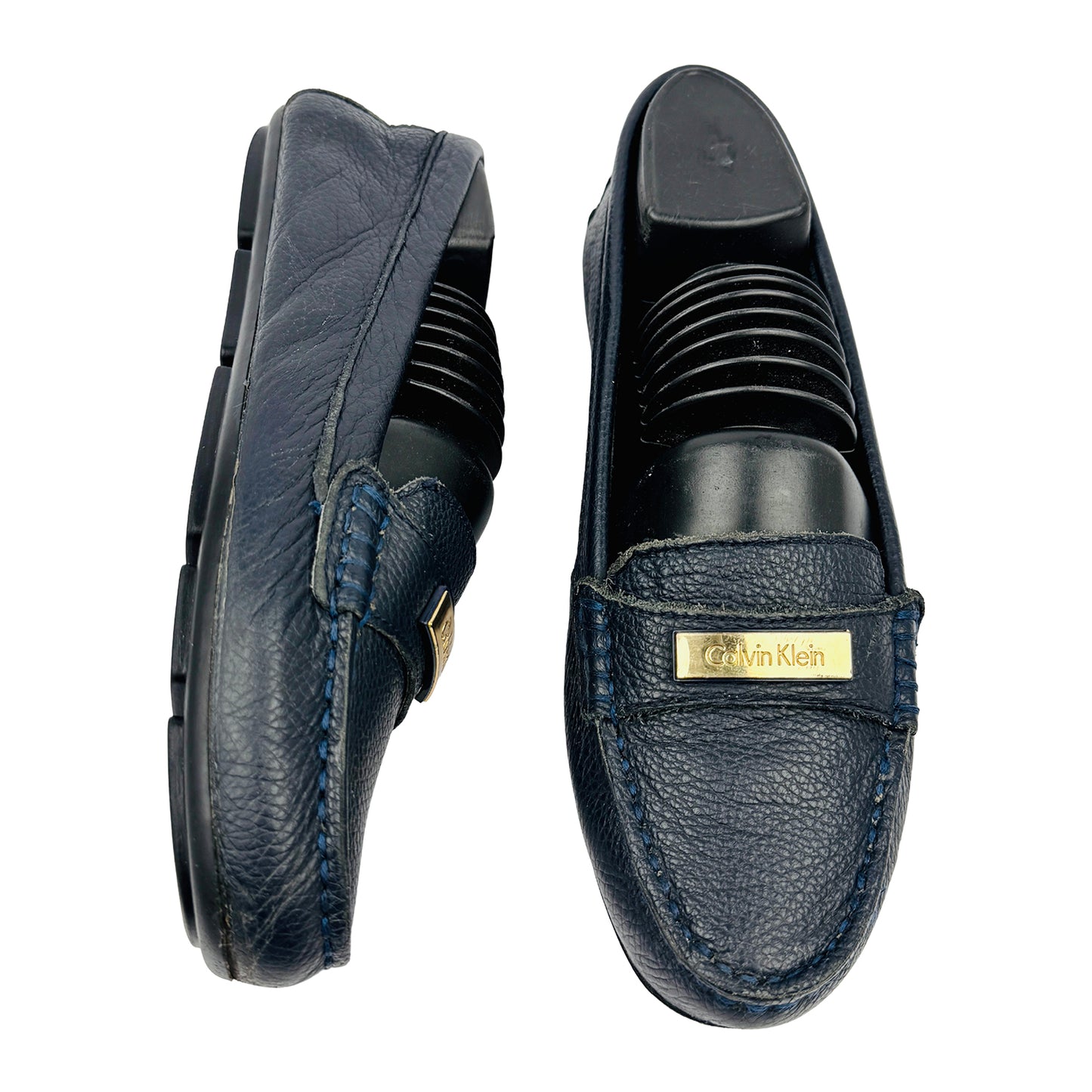 Calvin Klein Leta Navy Loafers (Size 38.5) - 34E9679