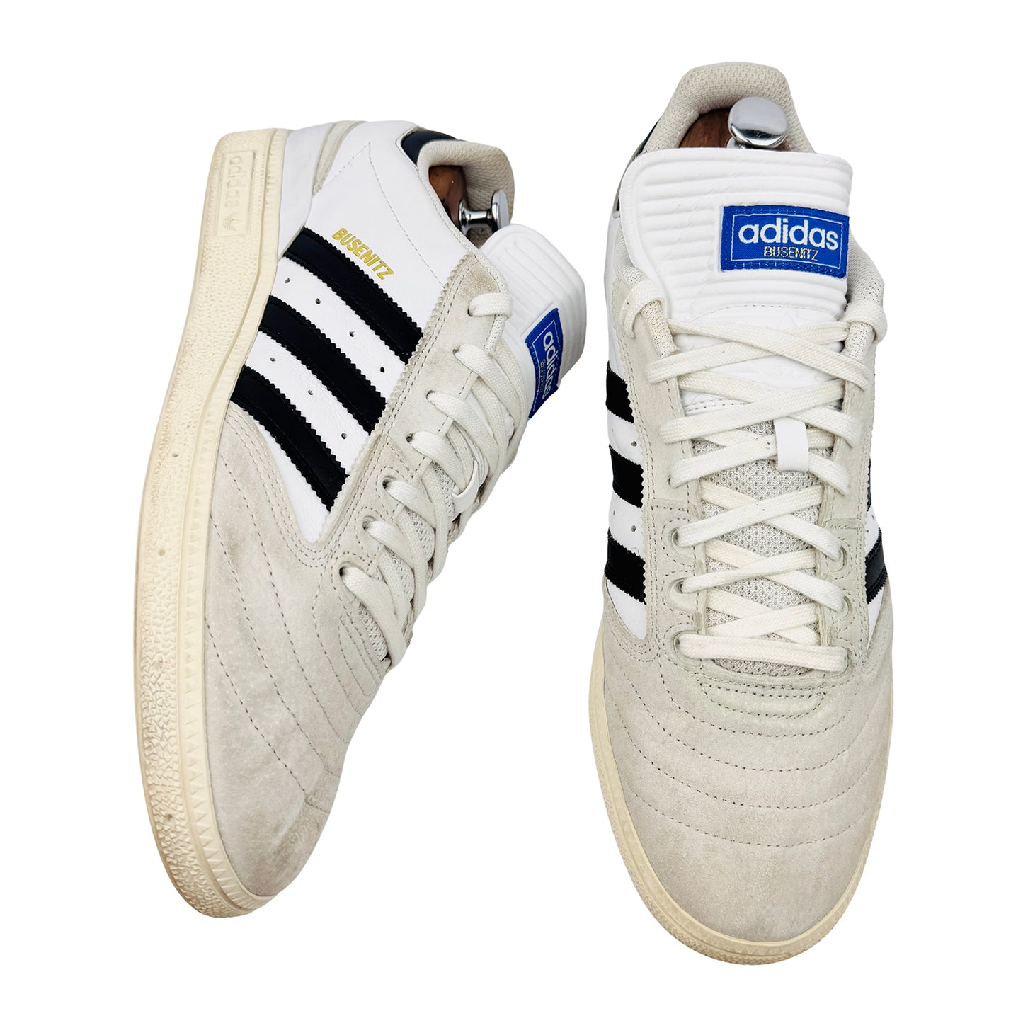 Adidas Busenitz 'White Black' Sneakers (Size 46.5) - FV5877