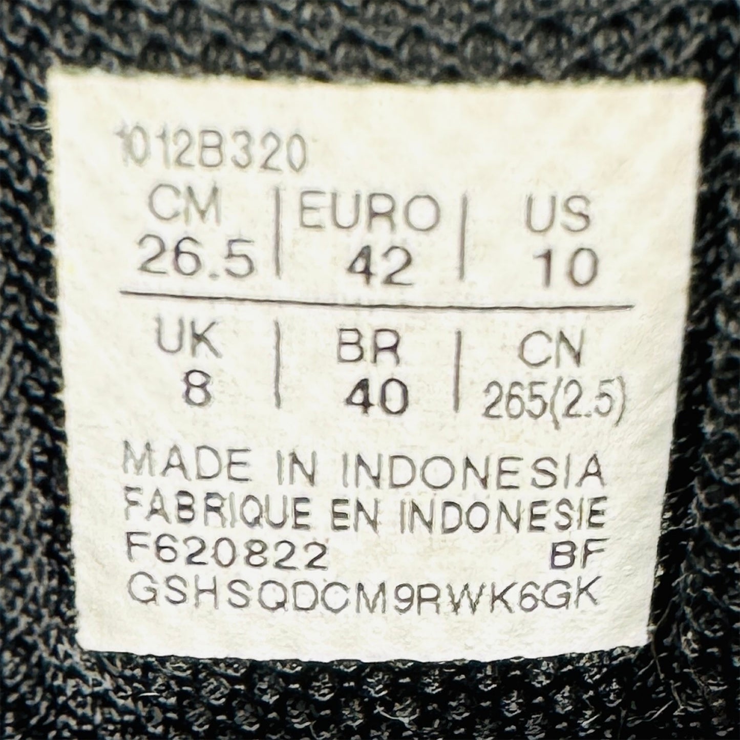 Asics GEL-CONTEND 8 Black Shoes (Size 42) - 1011B492-001