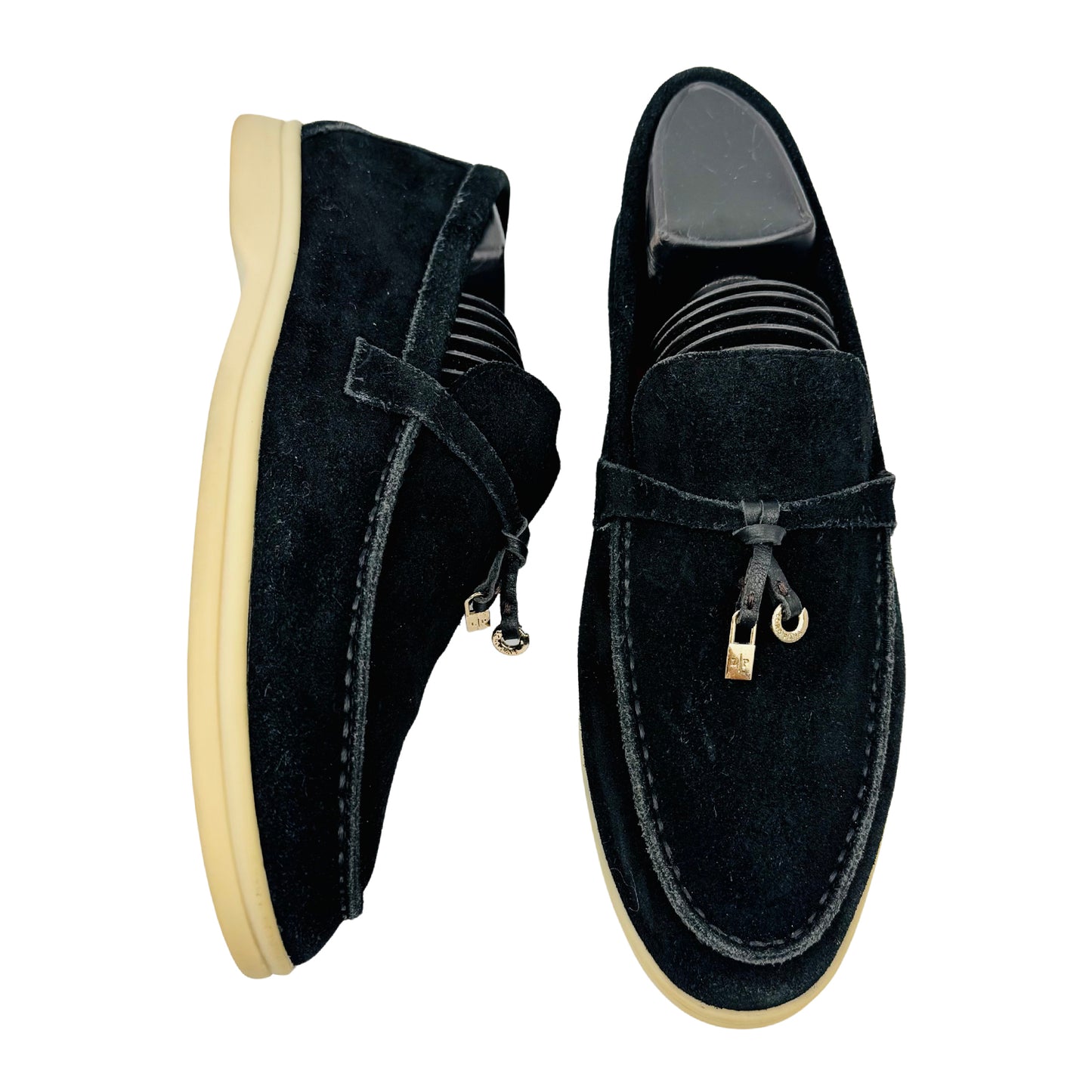 Loro Piana Summer Walk Black Loafer (Size 41/41.5) - I 43182