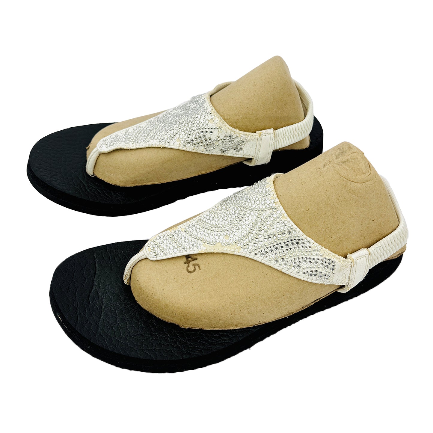 Left Side image of Skechers Meditation New Moon Sandals (Size 38/39) - 32919-TPE