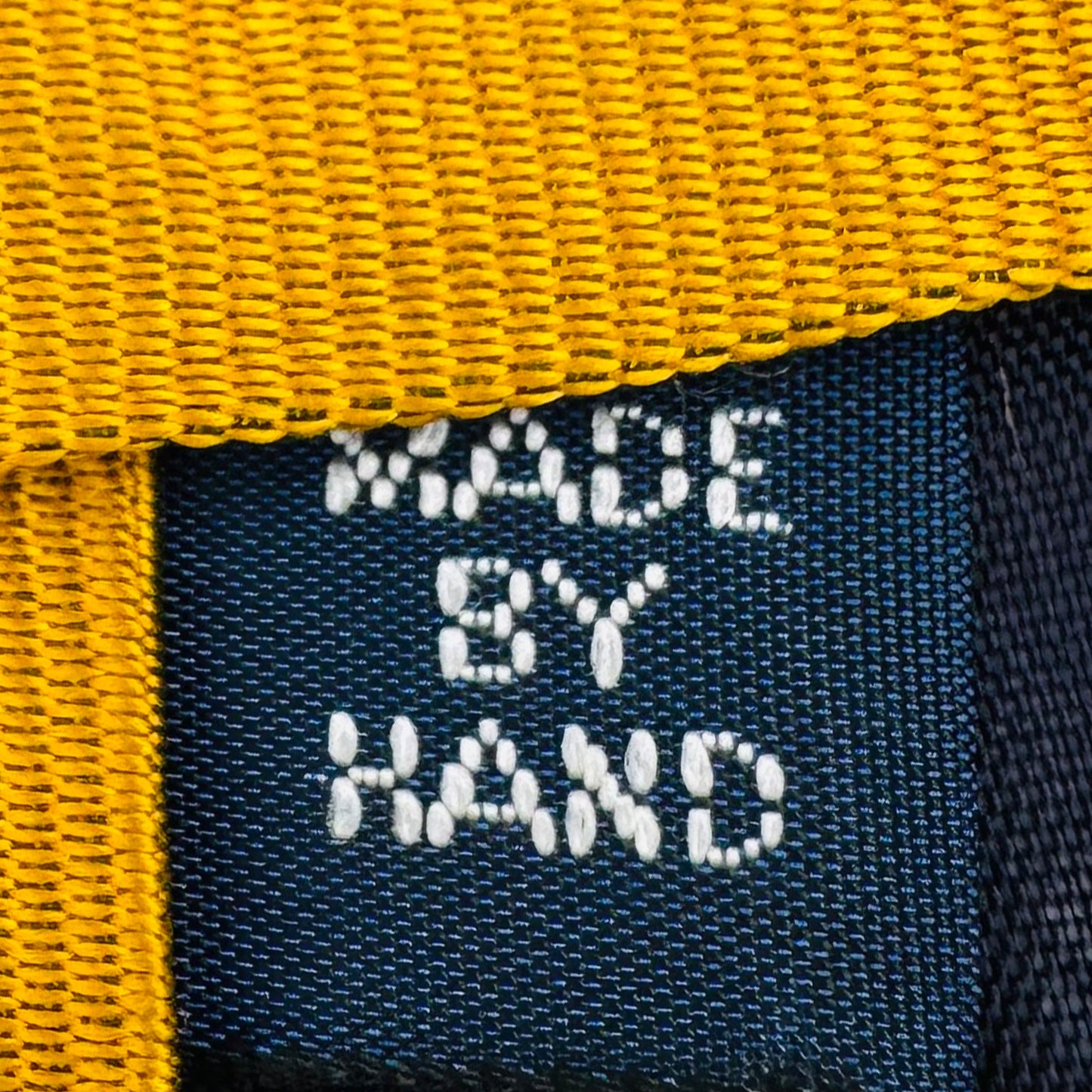 Ralph Lauren Polo Mustard Yellow 'Diagonal Stripes' Tie (Size Regular)