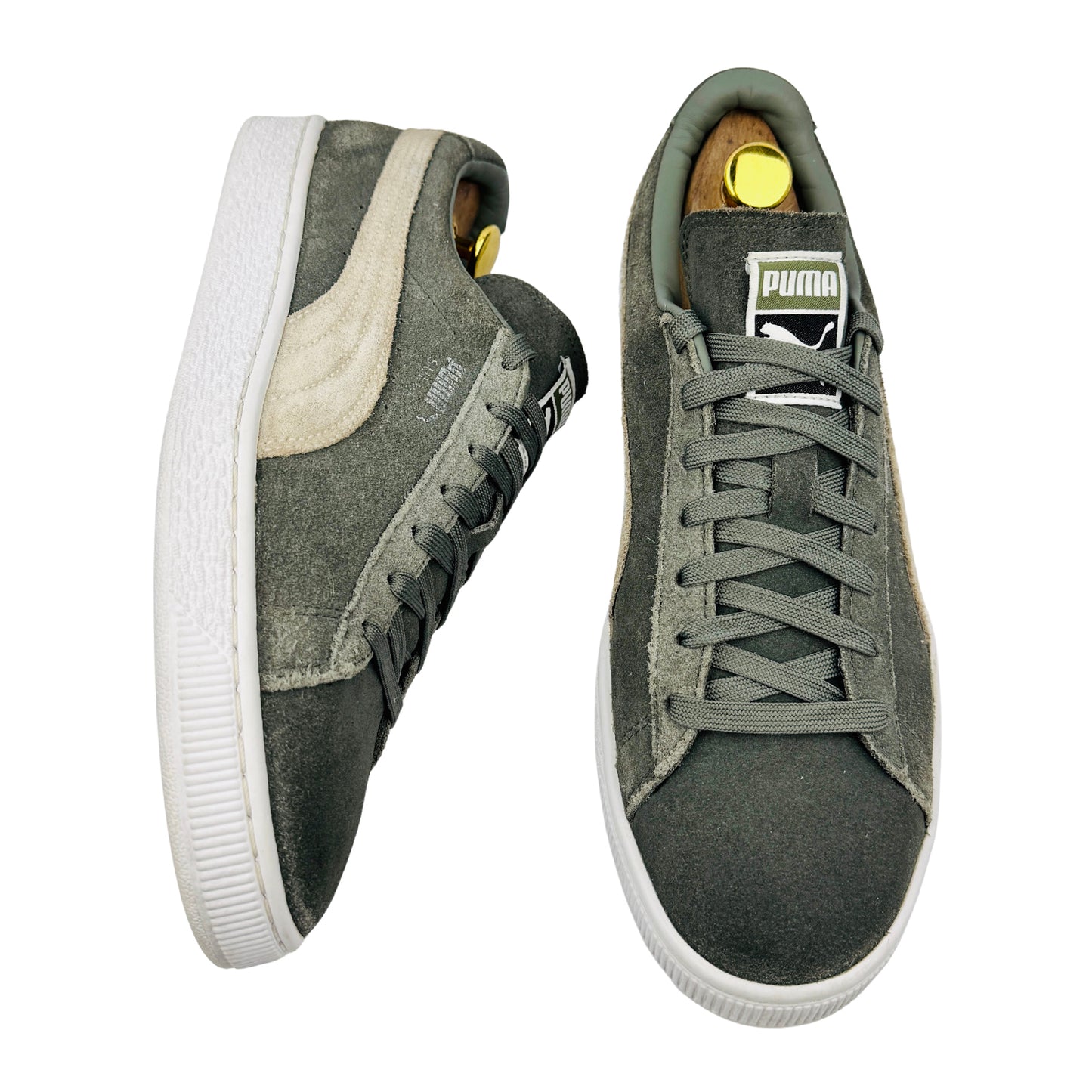 Puma Suede Classic 'Agave Green White' Sneakers (Size 43) - 363242-07
