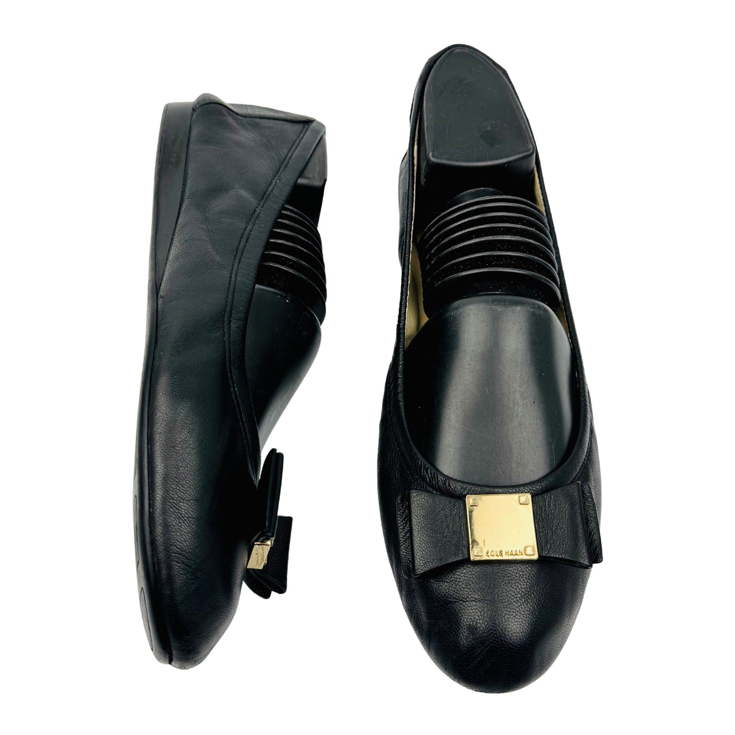Cole Haan Tali Bow Ballet Black Flats (Size 39/39.5) - D43262