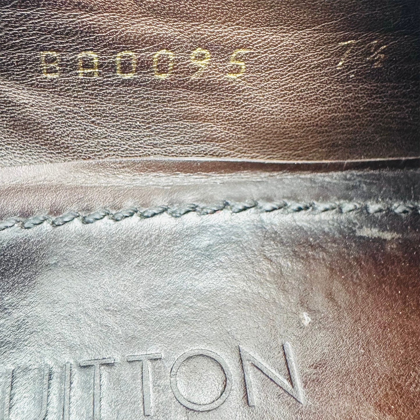 Louis Vuitton Men's Brown Leather Loafers (Size 42.5)