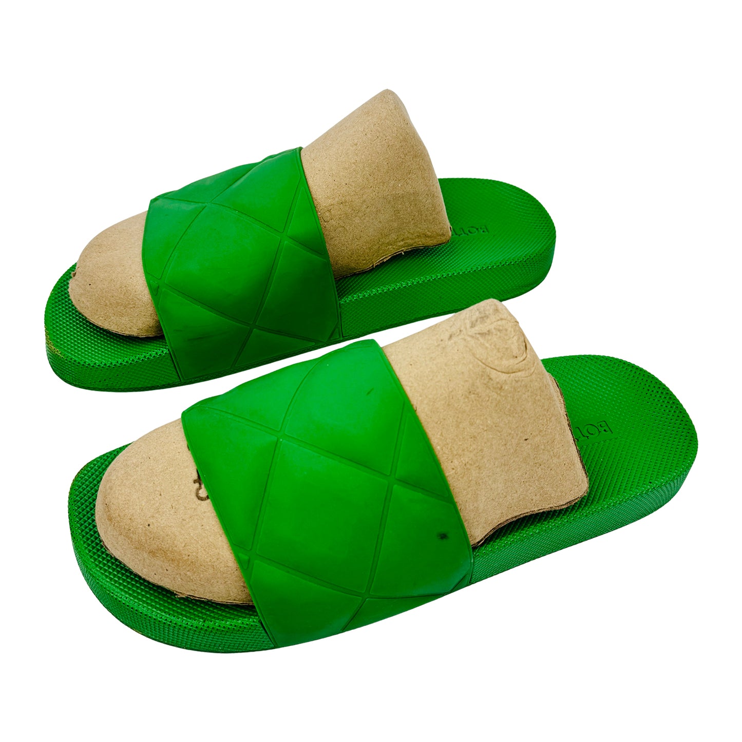 Bottega Veneta Green Slider Slippers (Size 42/42.5)
