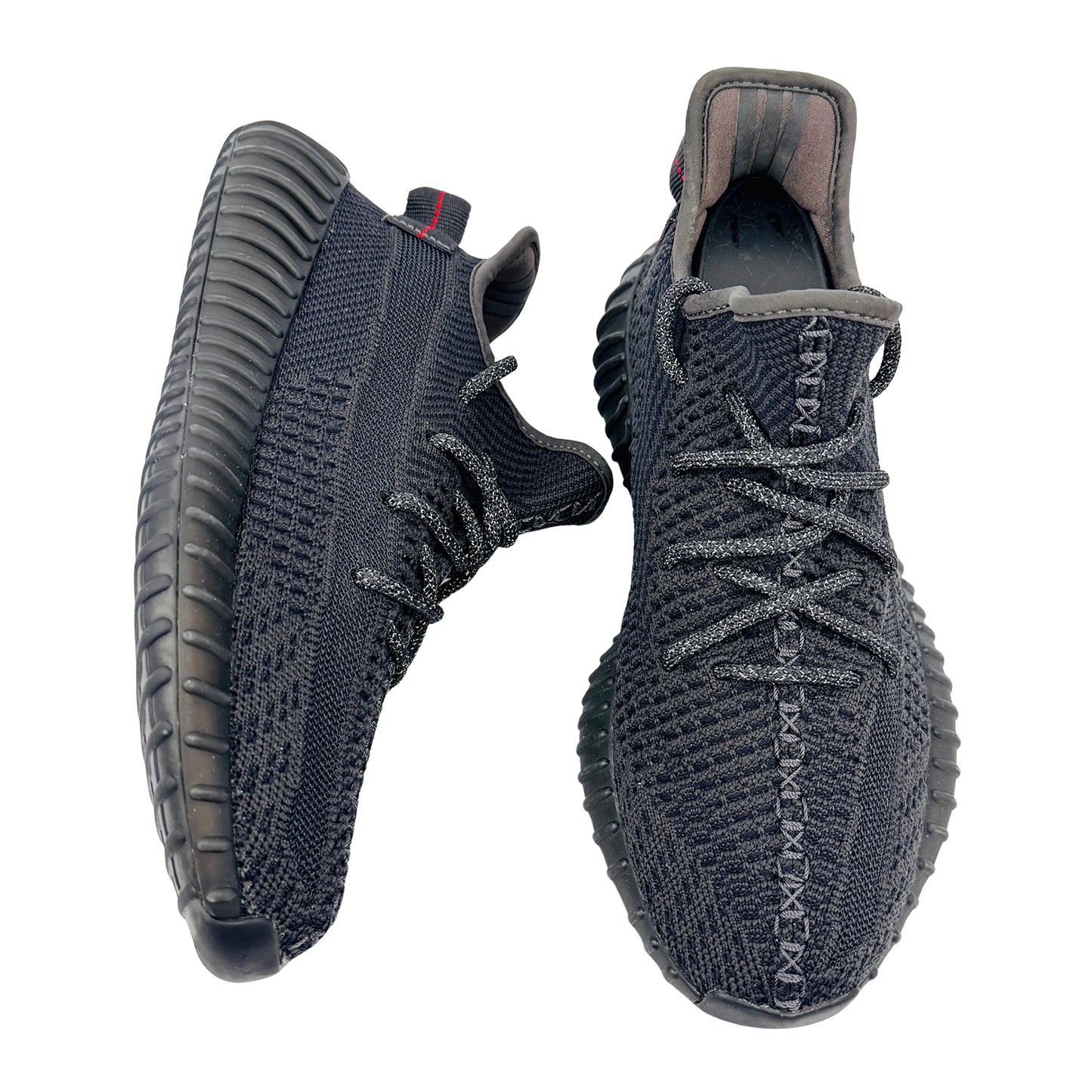 Adidas Yeezy Boost 350 V2 Black Sneakers (Size 40/40.5) - FU9006