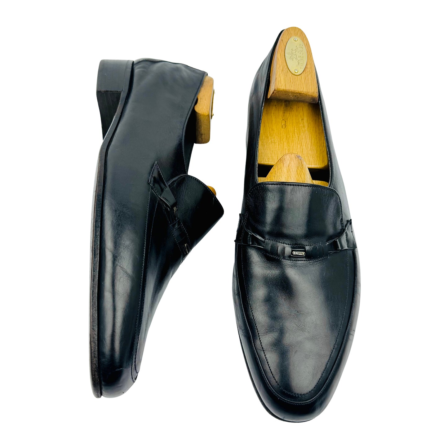 Bally Lawrence Black Calfskin Leather Loafer (Size 43/43.5)