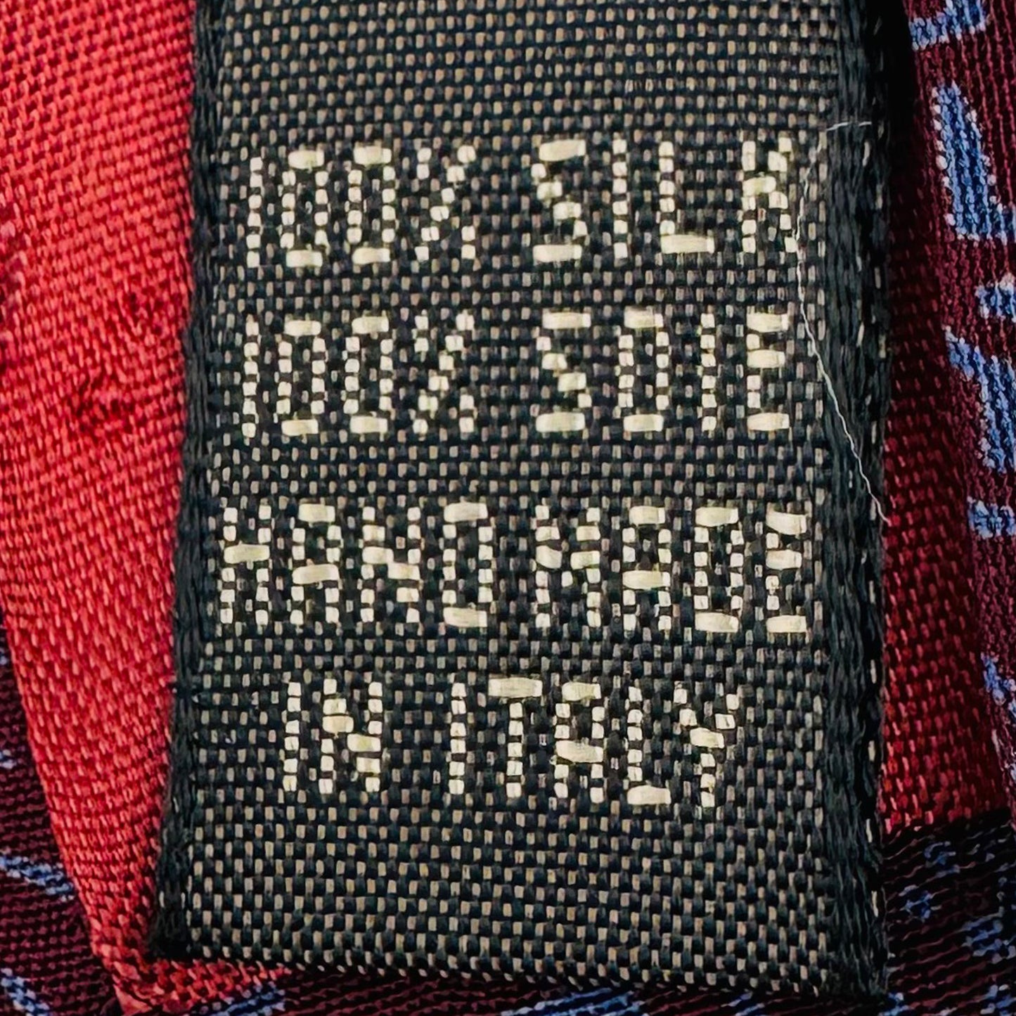 Valentino Burgundy 'Abstract Floral Motifs' Silk Tie (Size Regular)