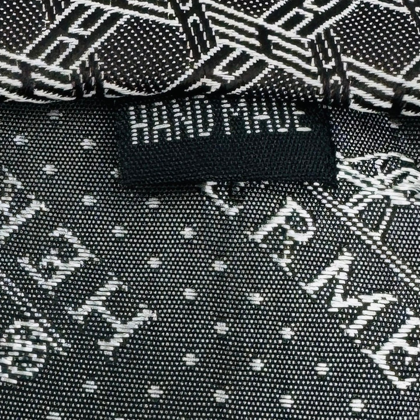 Hermès Charcoal Grey 'Geometric Pattern' Tie (Size Regular)