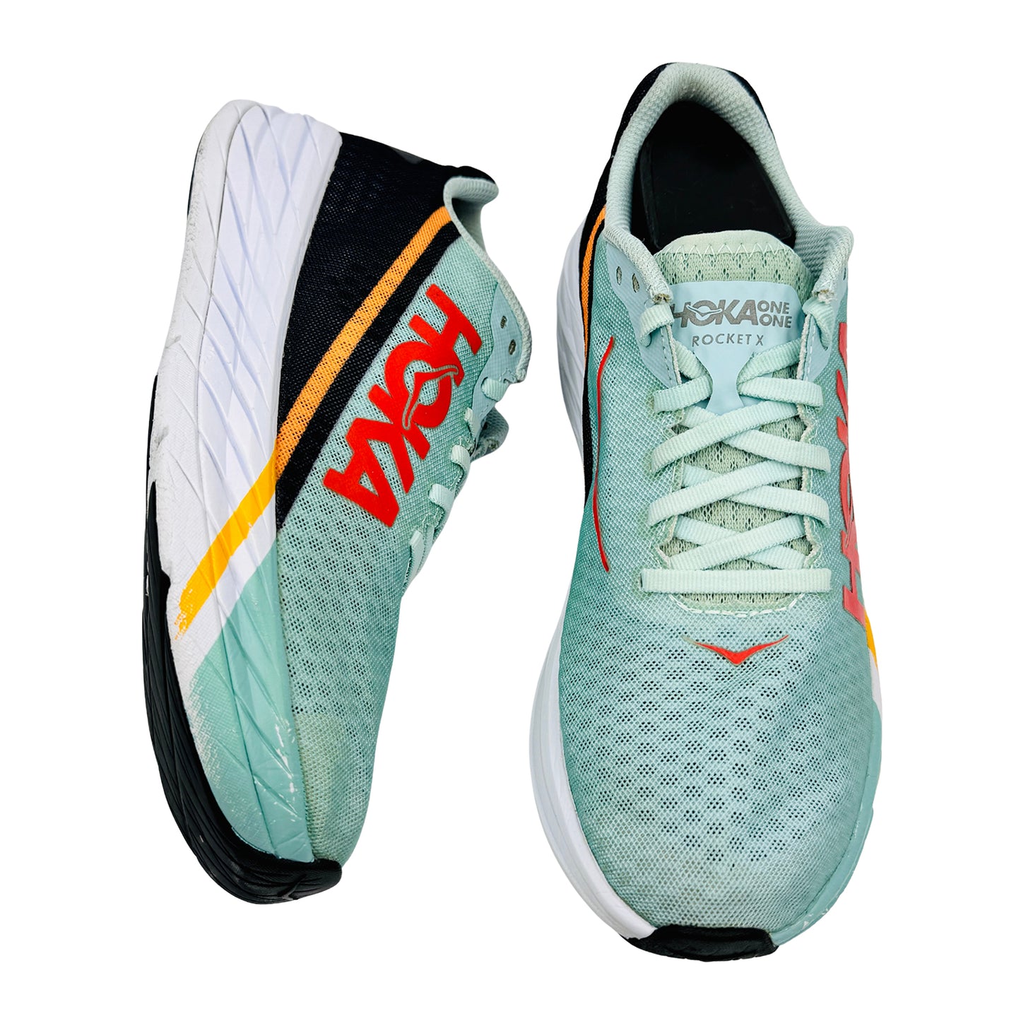 Hoka One One Rocket X 'Eggshell' Shoes (Size 40.5) - 1113532 EBBC
