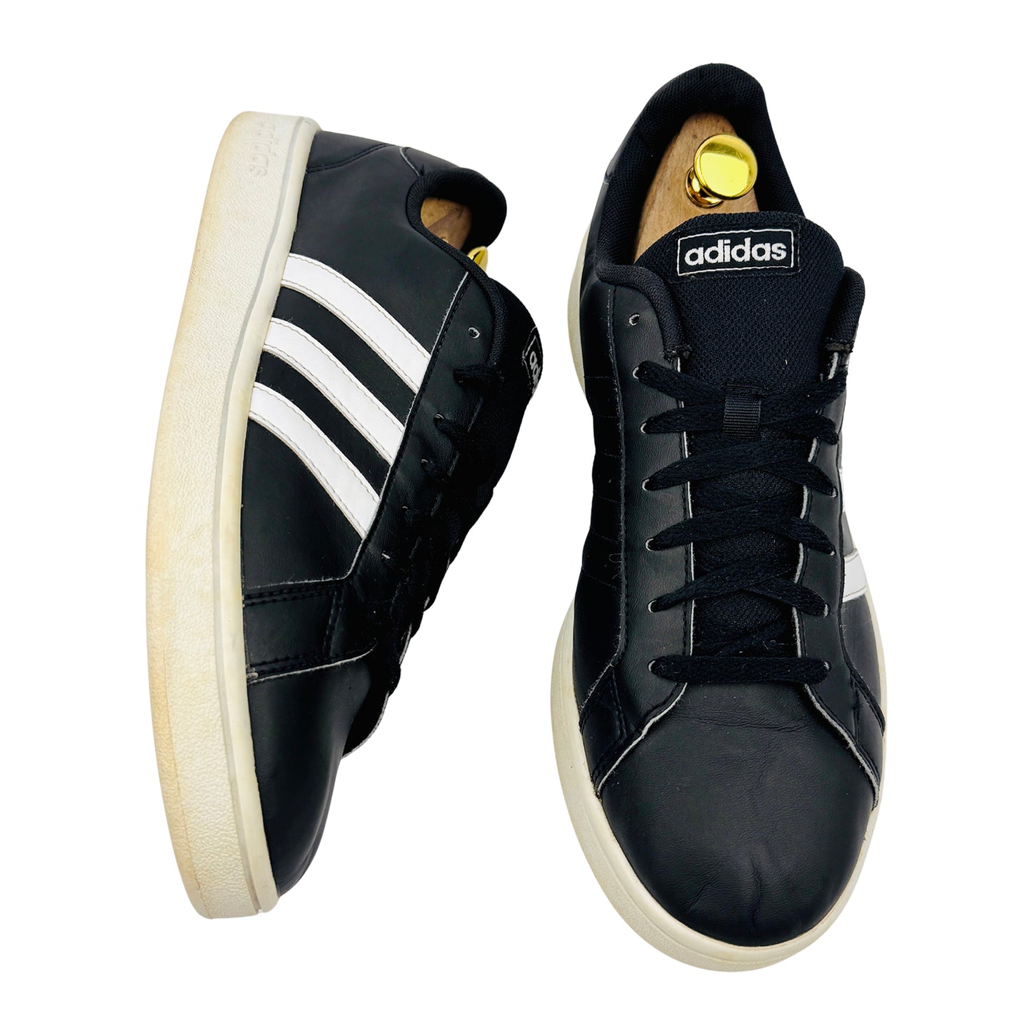 Adidas Men's Grand Court Base Sneakers (Size 44) - EE7900