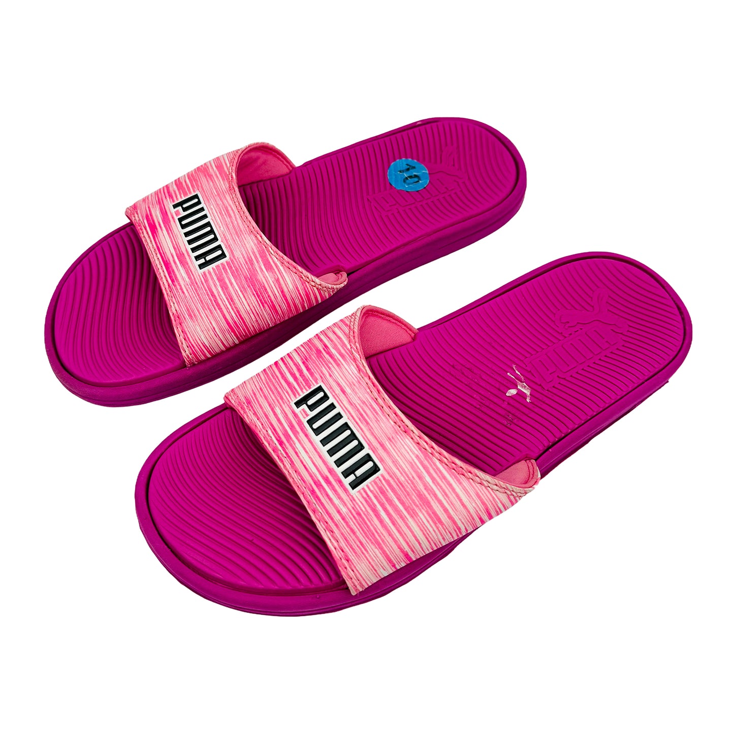 Left Side image of Puma Men's Purple Fashion Slides (Size 44/45)