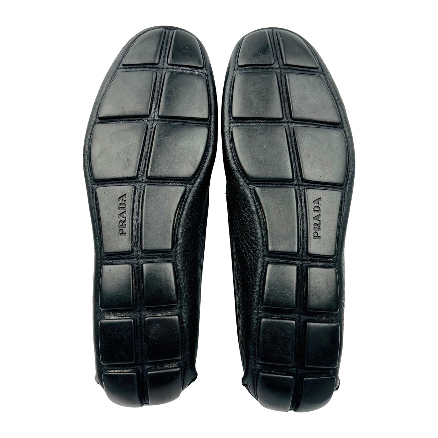 Prada Men's Pebbled Leather Loafer (Size 42) - 2D 2170