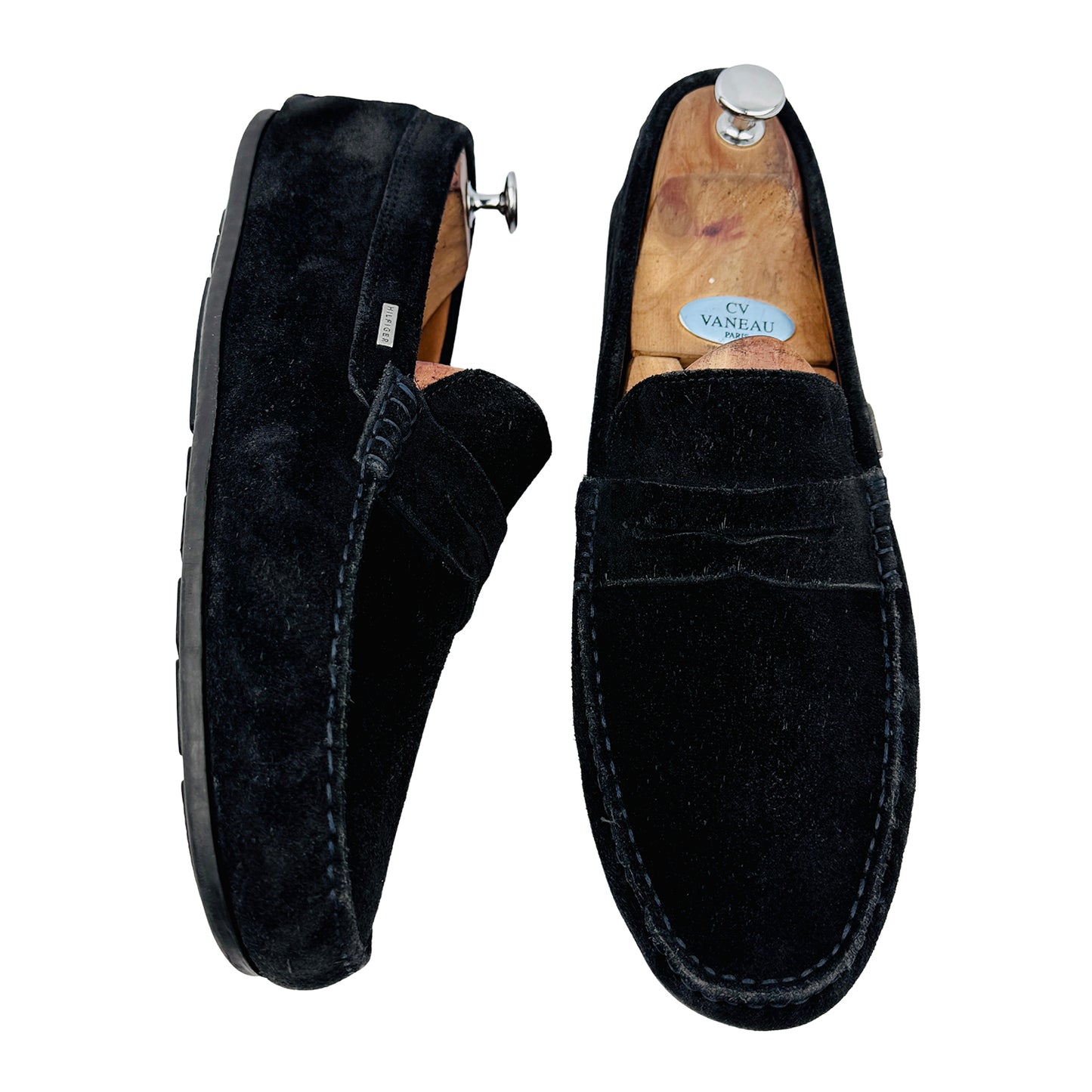 Tommy Hilfigure Suede Penny Loafers (Size 44) - FM0FM01168