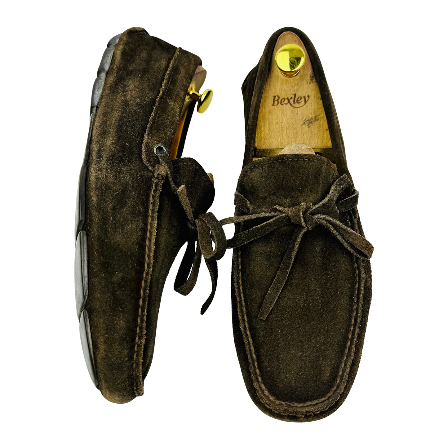 Prada Men's Brown Tassel Suede Loafer (Size 43/43.5) - 2D 2276