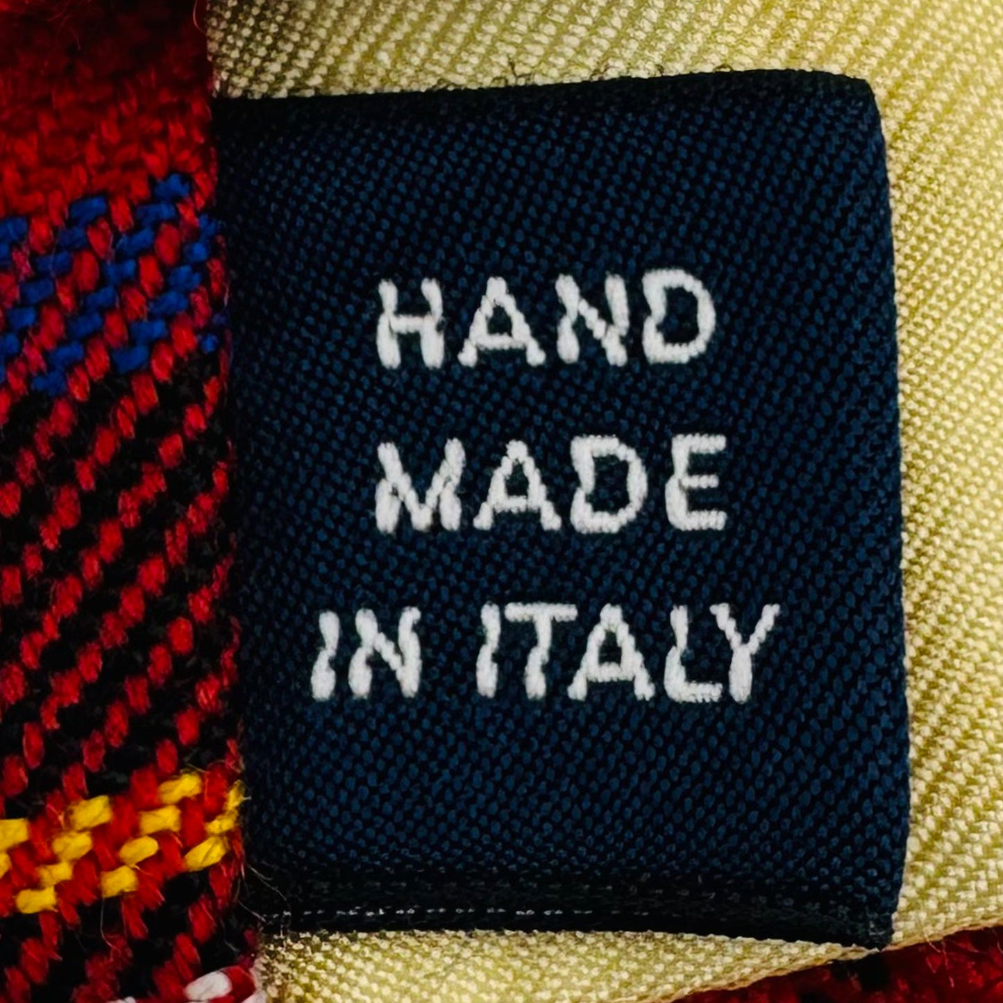 Ralph Lauren Polo Red Tartan 'Line Pattern' Tie (Size Regular)