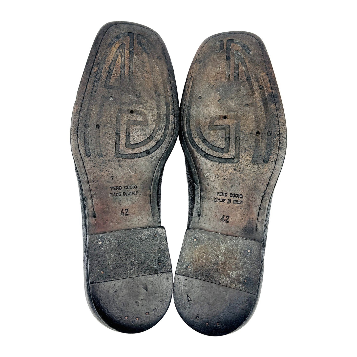 Giorgio Armani Grained Leather Tassel Loafers (Size 42.5)