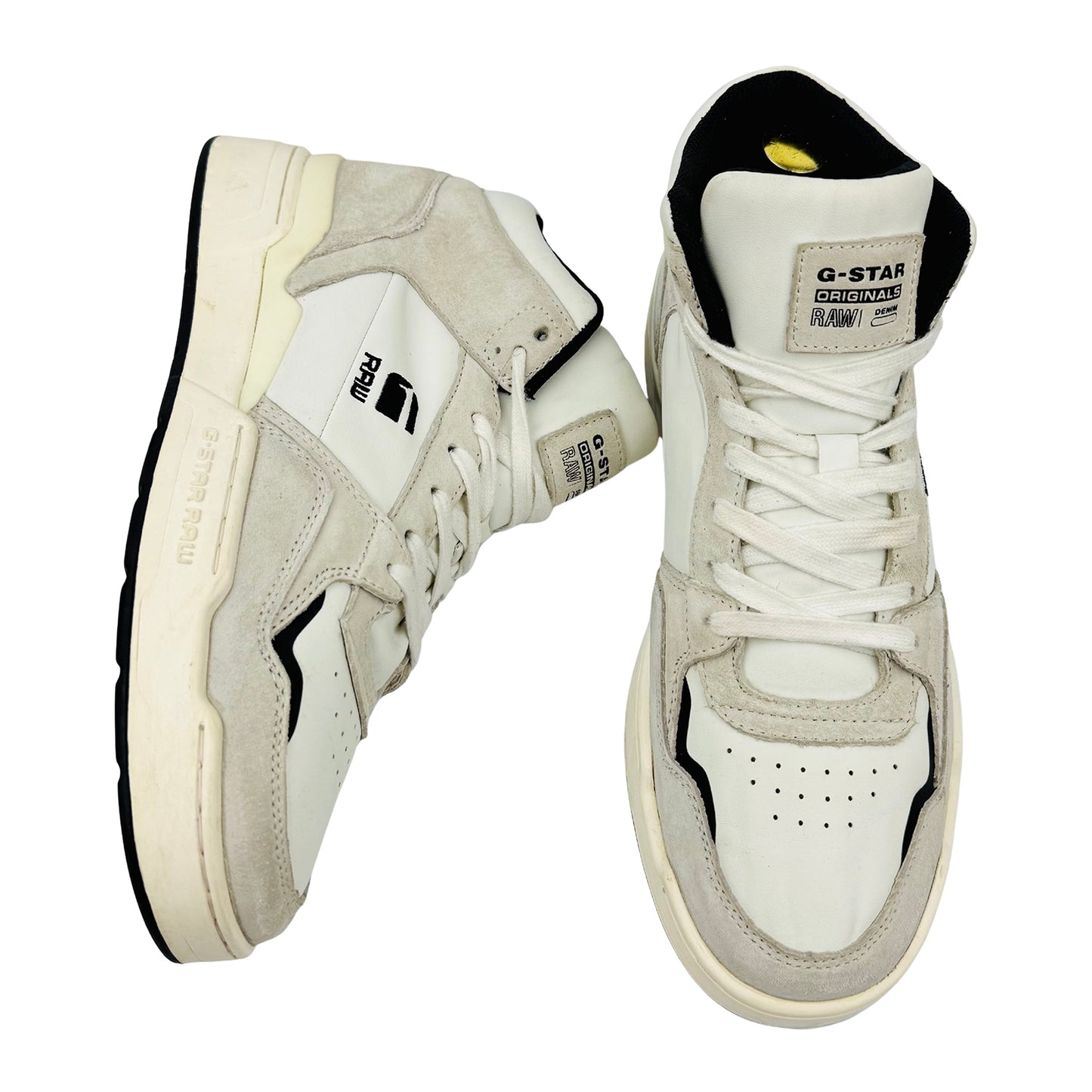 G-Star Raw Mimemis Mid 'Off White' Sneakers (Size 40)