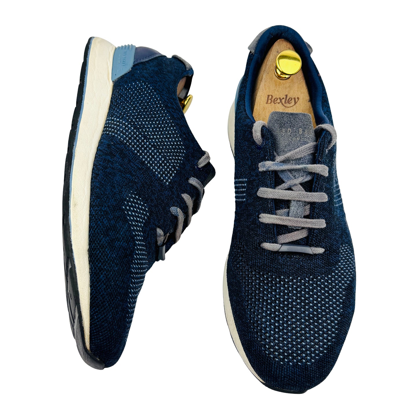 Ted Baker Men's Hillar Navy Blue Sneakers (Size 45)