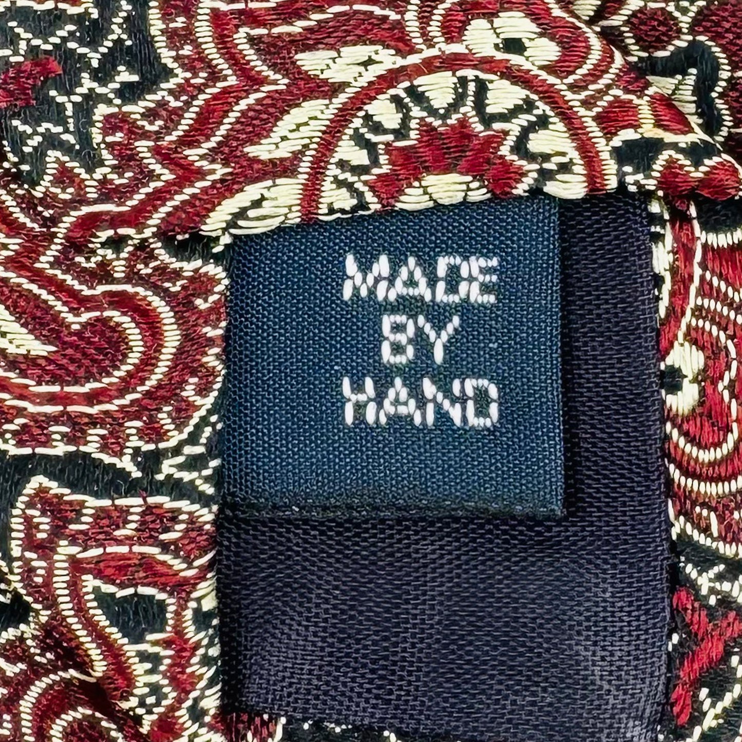 Ralph Lauren Polo Dark Red 'Paisley Pattern' Tie (Size Regular)