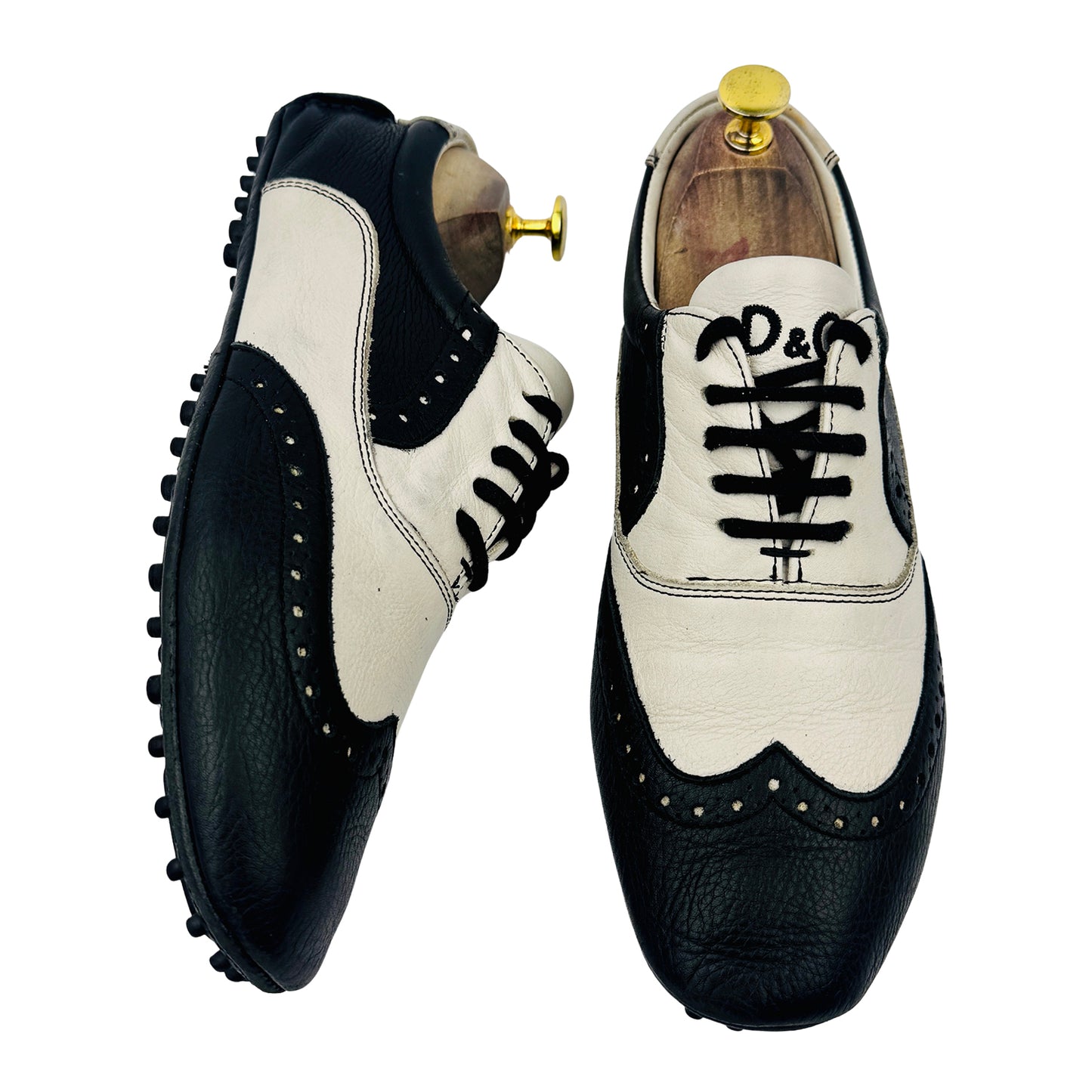 Dolce & Gabbana Men's Brogue Leather Sneakers (Size 42)