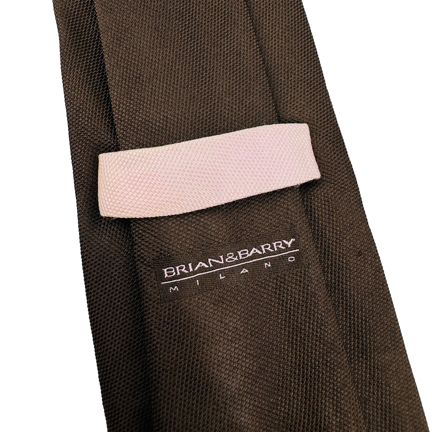 Brian & Barry Milano Dark Brown Tie (Size Regular)