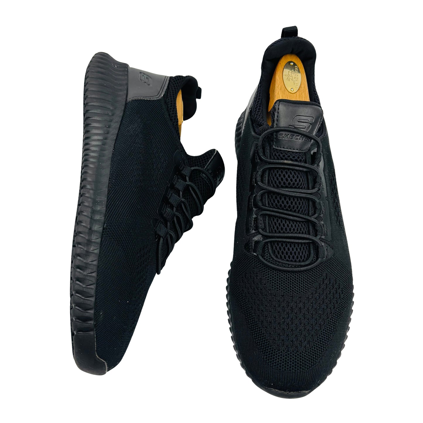 Skechers Work Relaxed Fit 'Black' Sneakers (Size 44) - 77188 BLK
