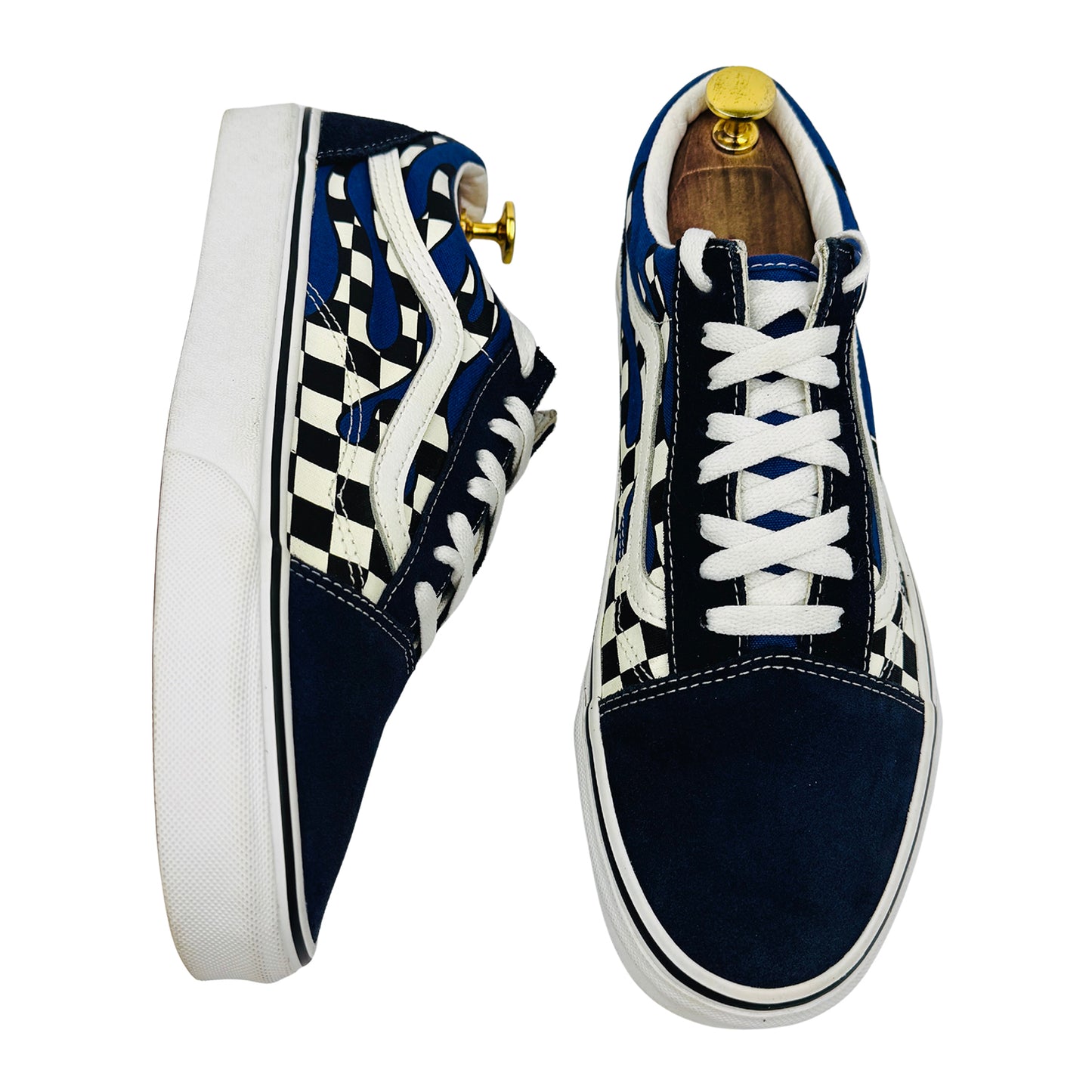 Vans Old Skool Blue Suede Sneakers (Size 42.5) - 500714