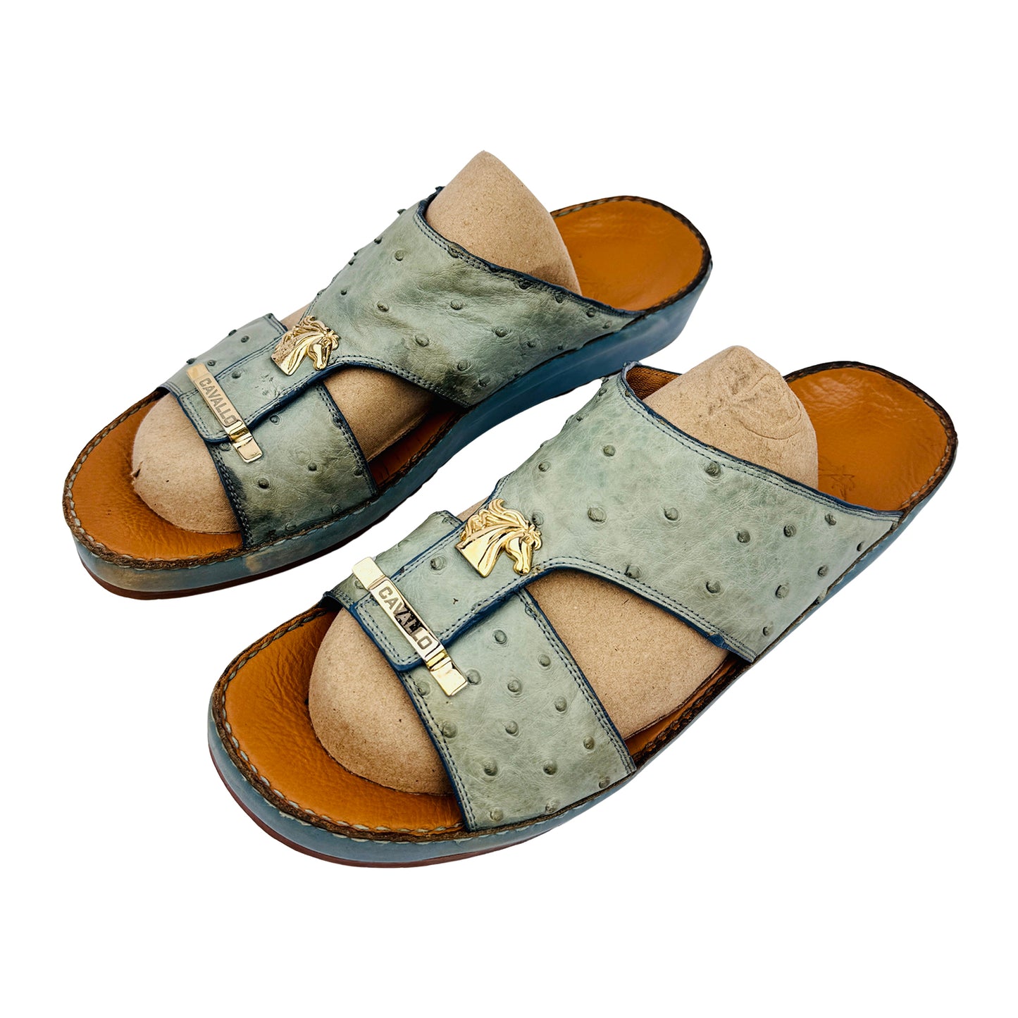 Cavallo Collection Men's Arabic Sandal Slides (Size 43/43.5)