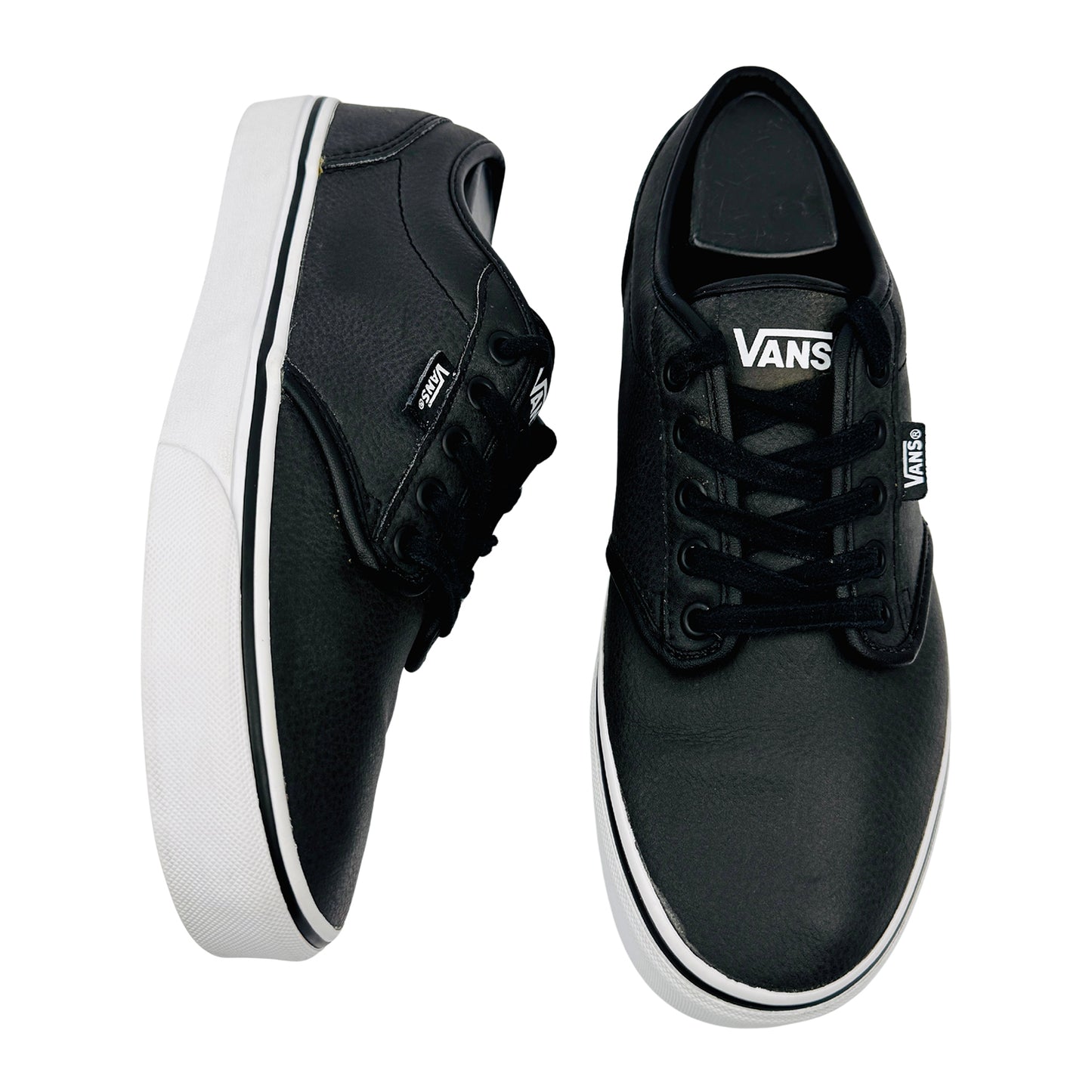 Vans Men's Atwood Black Sneakers (Size 40.5) - 500714