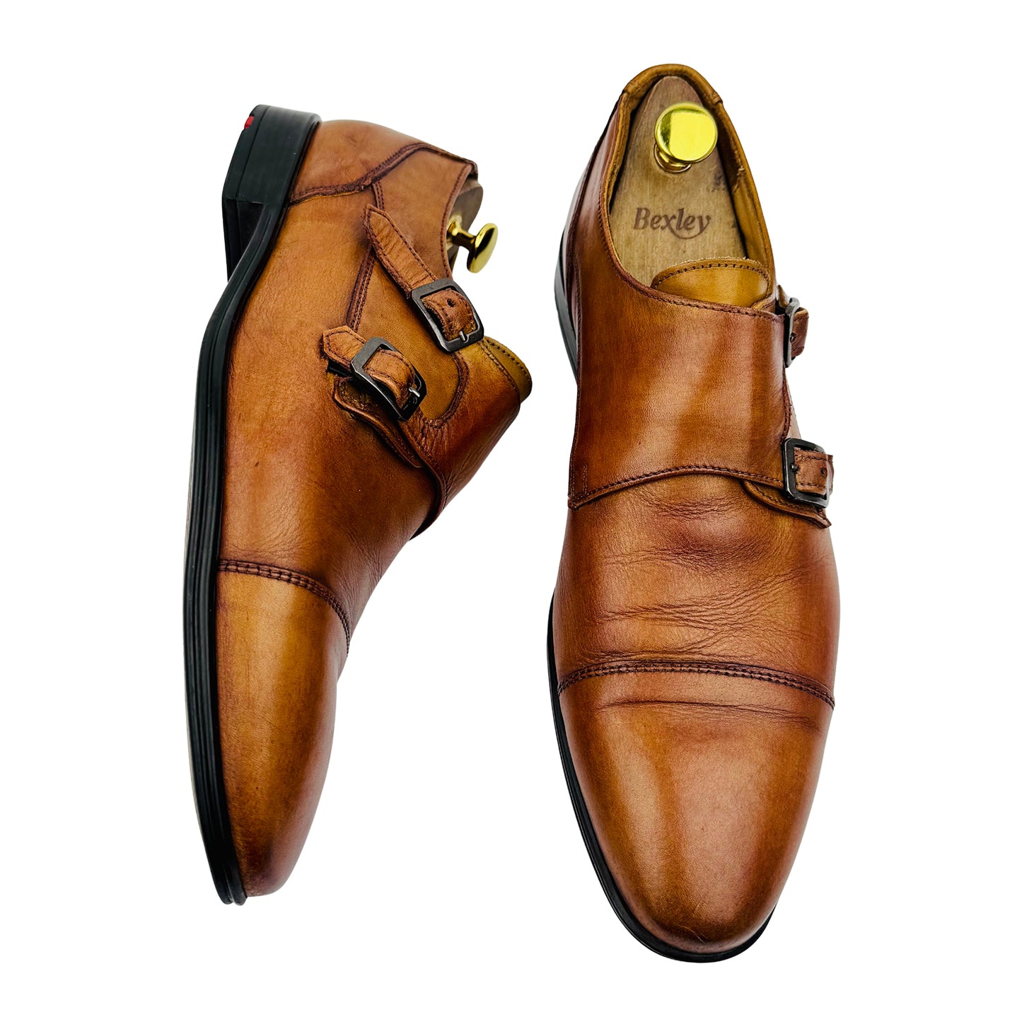 LLOYD Men's Mailand 'Cognac Brown' Oxfords (Size 42.5/43)