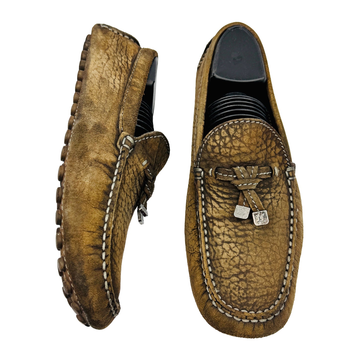 Louis Vuitton Men's Vintage Nubuck Loafers (Size 40/40.5)