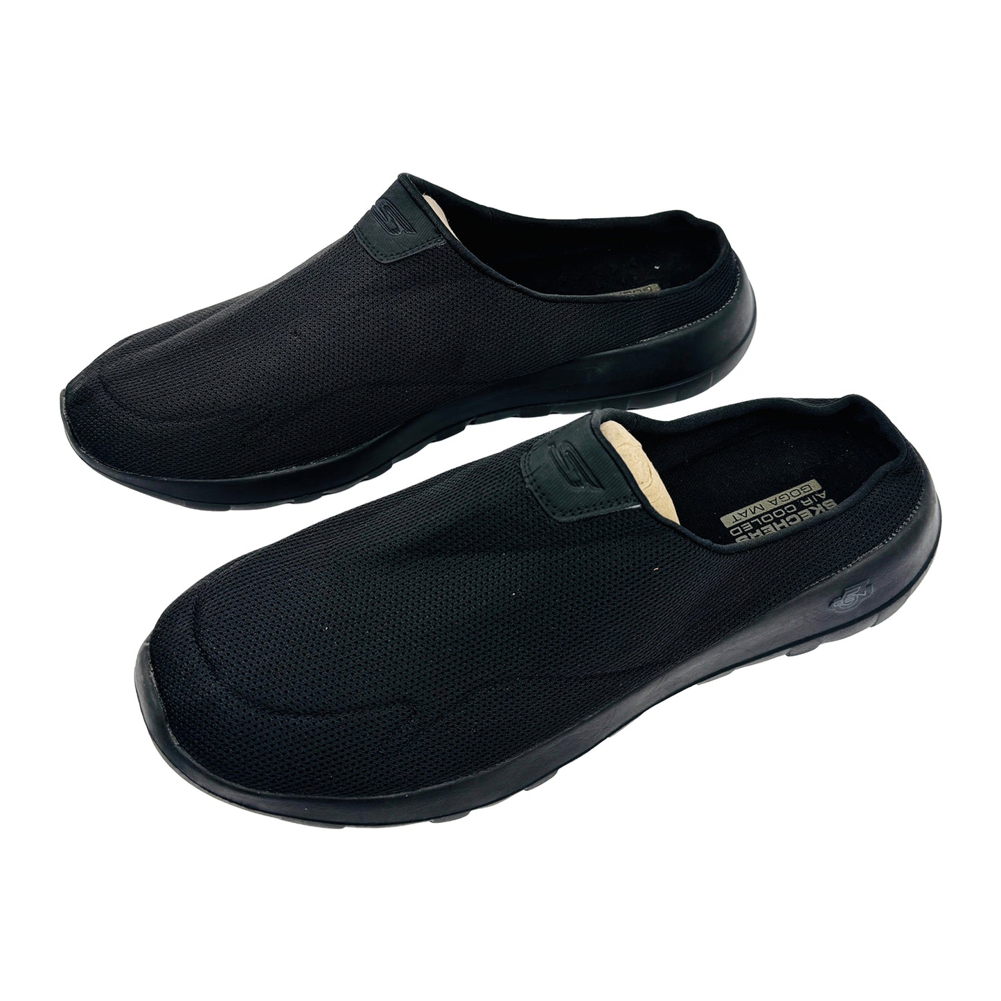 Skechers GOwalk Max Black Slipons (Size 47/47.5) - 54636‑BBK