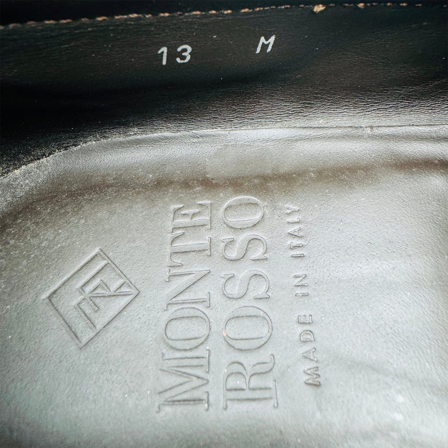 Monte Rosso Chocolate Leather Horsebit Loafers (Size 46.5/47)