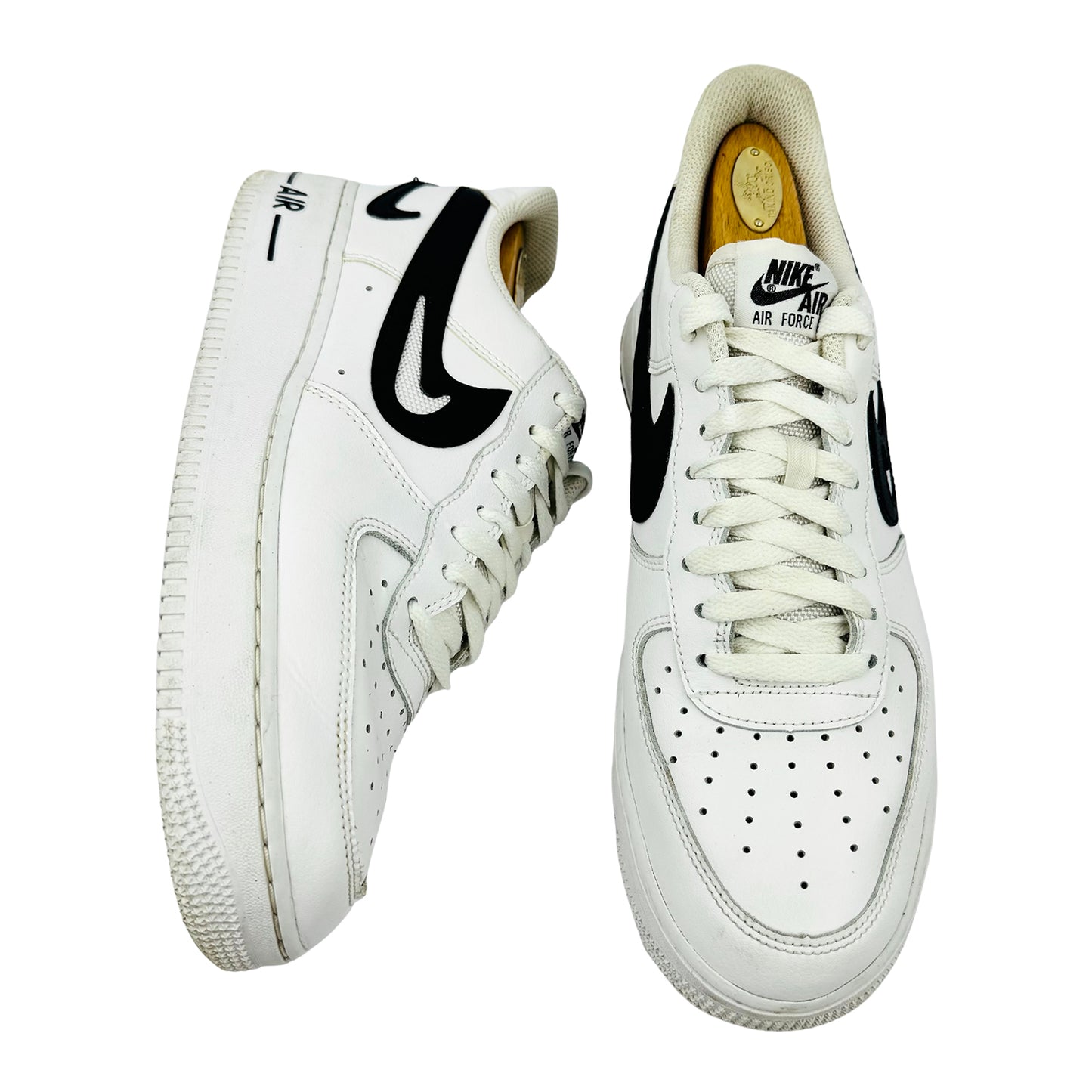 Nike Air Force 1 ’07 FM 'Cut-Out Swoosh' Sneakers (Size 43/43.5) - DR0143-101