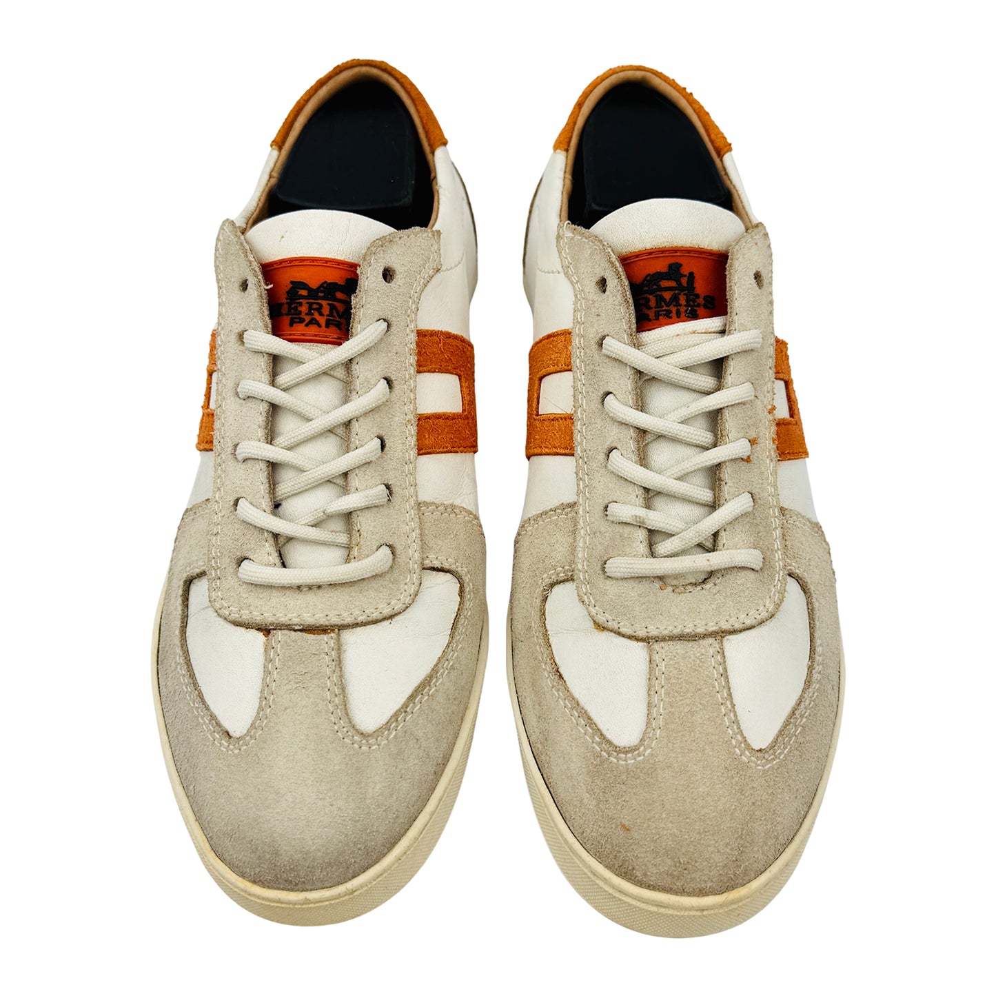 Hermes Boomerang Low‑Top Sneakers (Size 39/39.5)