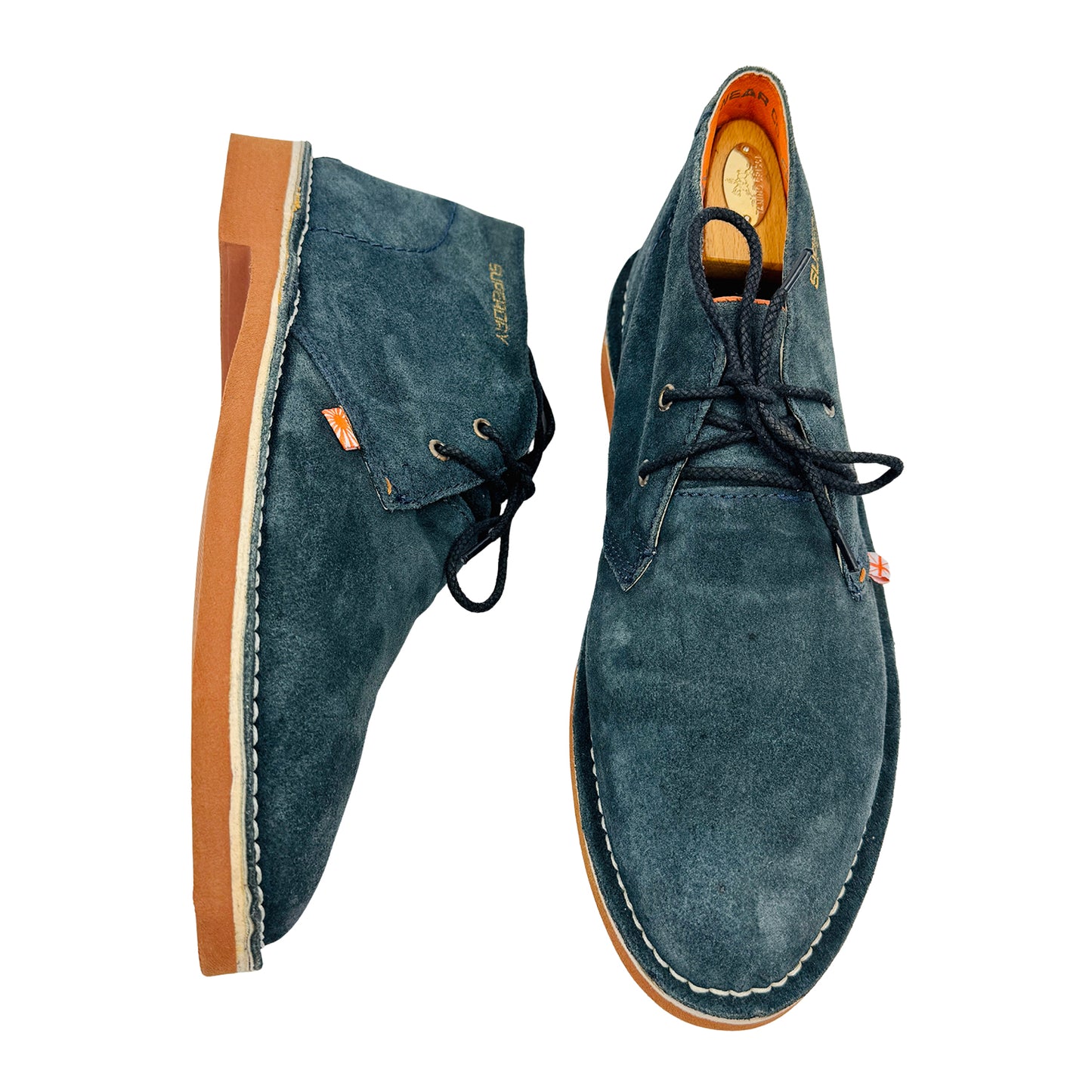Superdry Men's Kalahari Suede Desert Boots (Size 43)