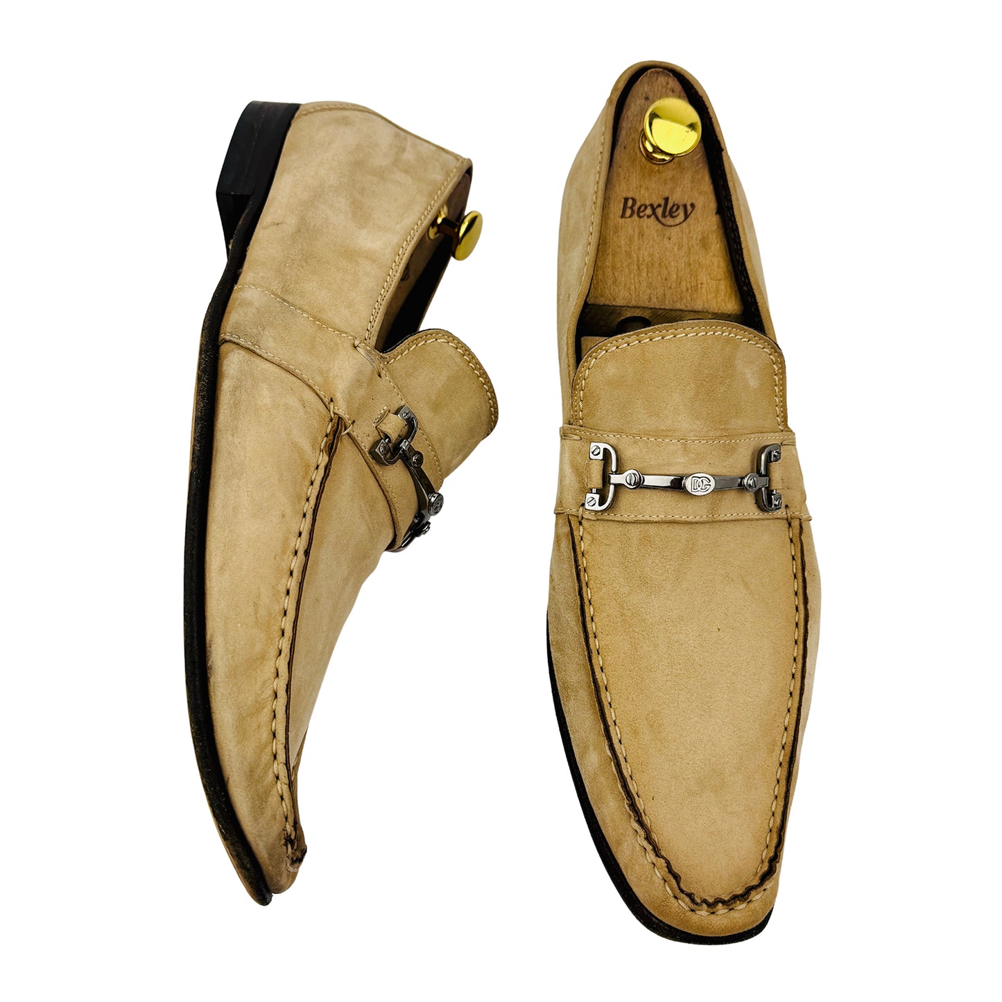 Dolce & Gabbana Men's Calfskin Suede Loafers (Size 44/44.5)
