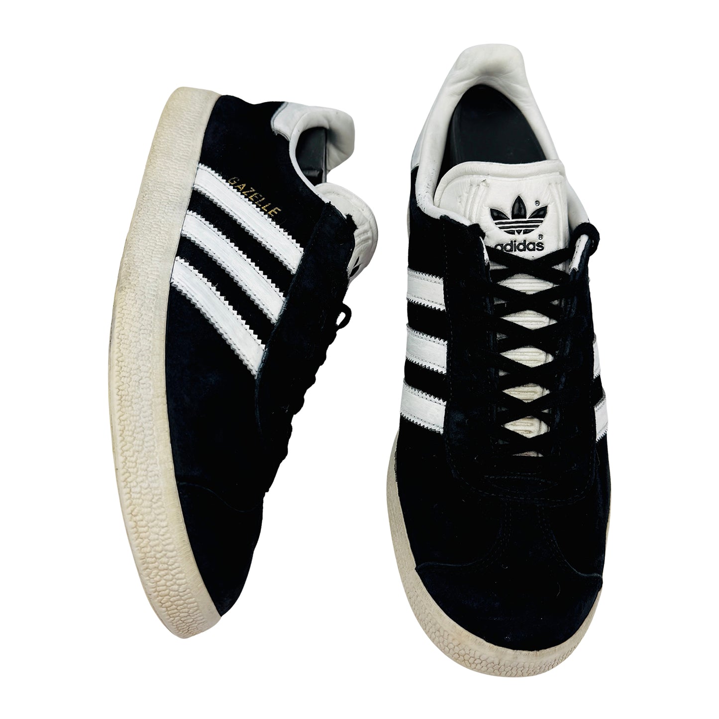 Adidas Gazelle 'Black White Gold' Sneakers (Size 41.5) - BB5476