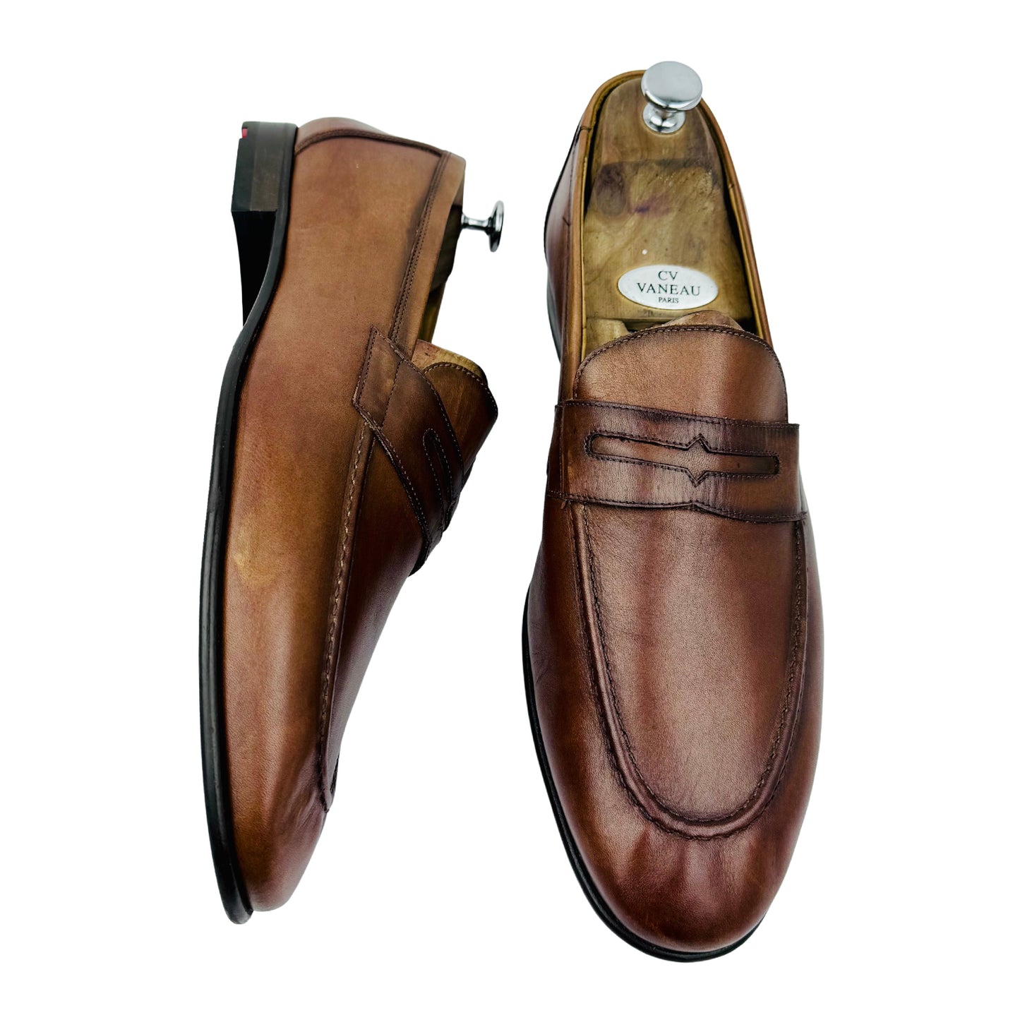 LLOYD Men's Paxton Brown Formal Loafer (Size 45)