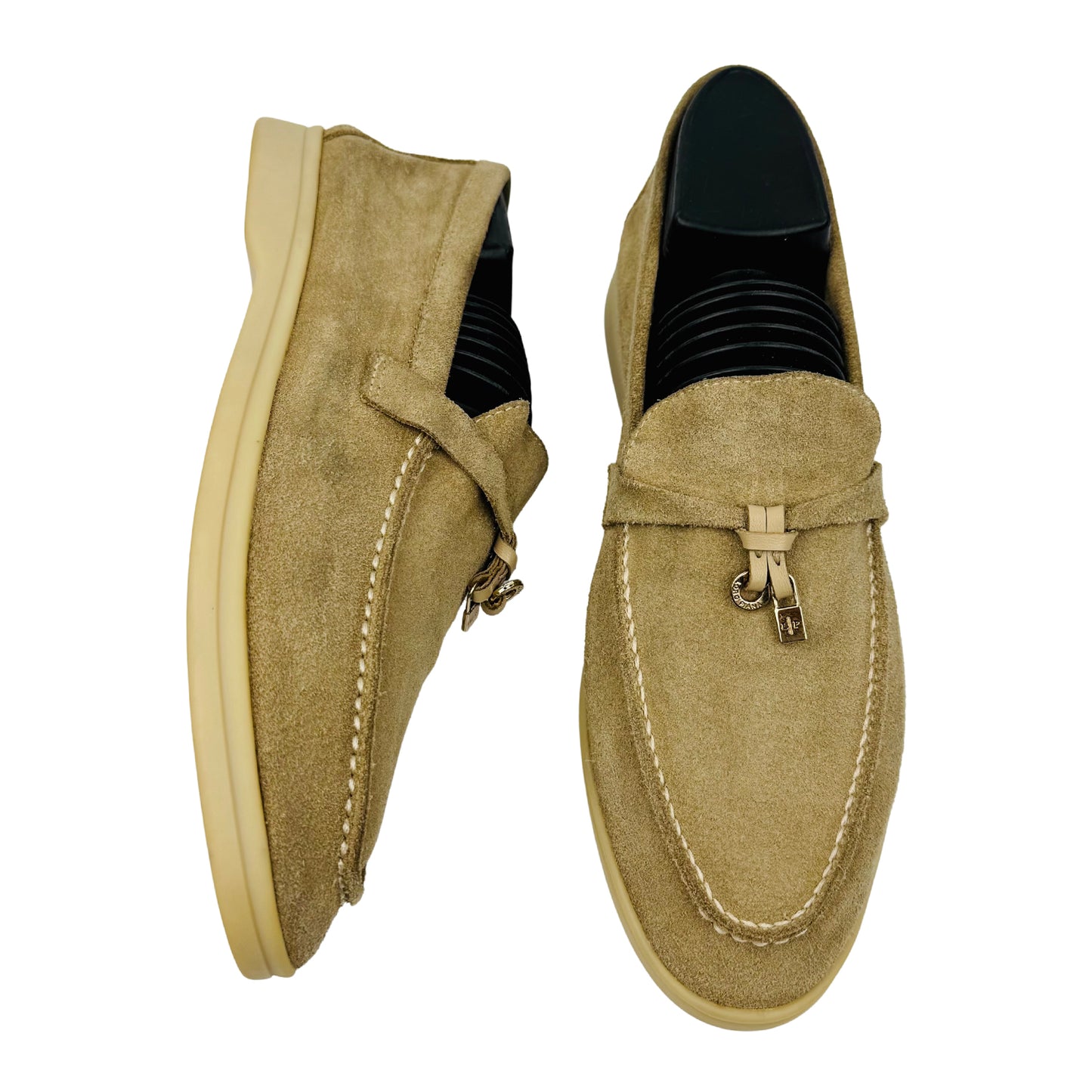 Loro Piana Summer Walk Beige Loafer (Size 40/40.5) - H18068