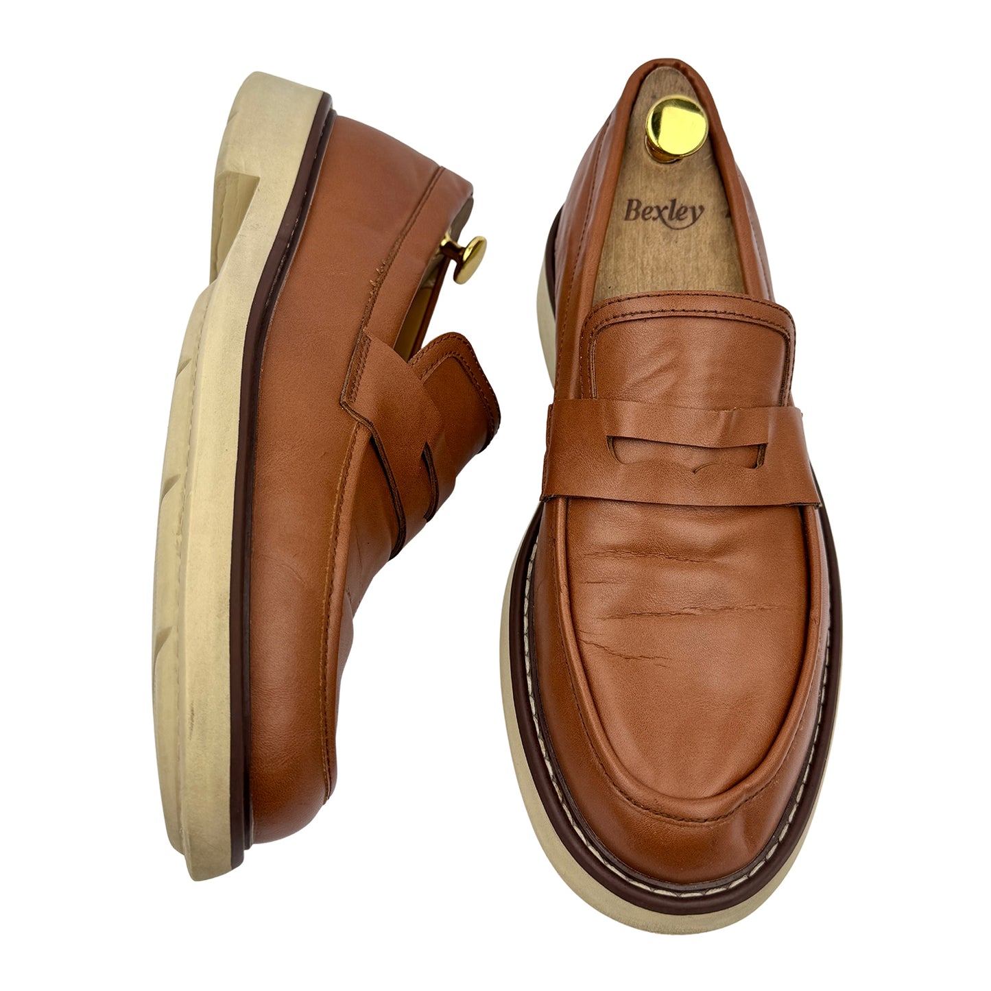 Zara Men's Leather Penny Loafers (Size 43) - 2620/120/709