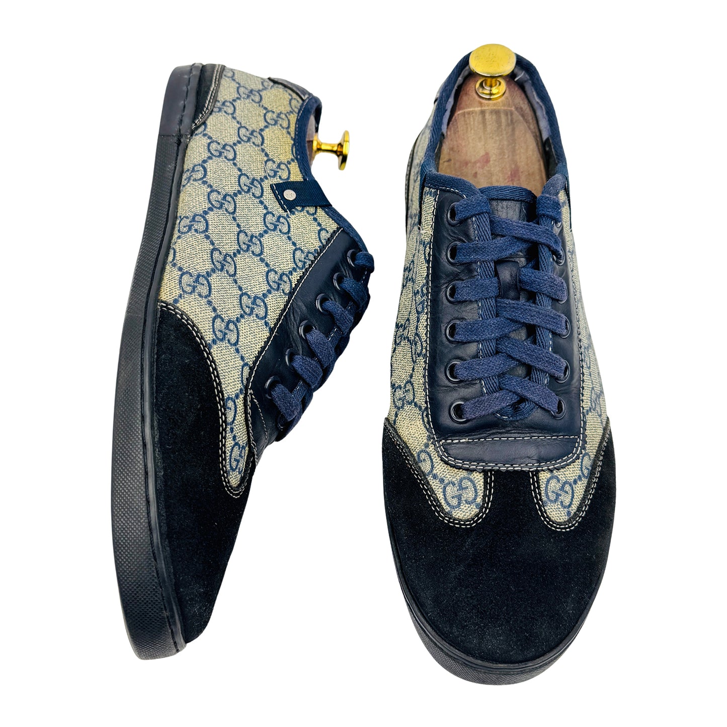 Gucci GG Canvas Low-Top Sneakers (Size 43/43.5) - 204282