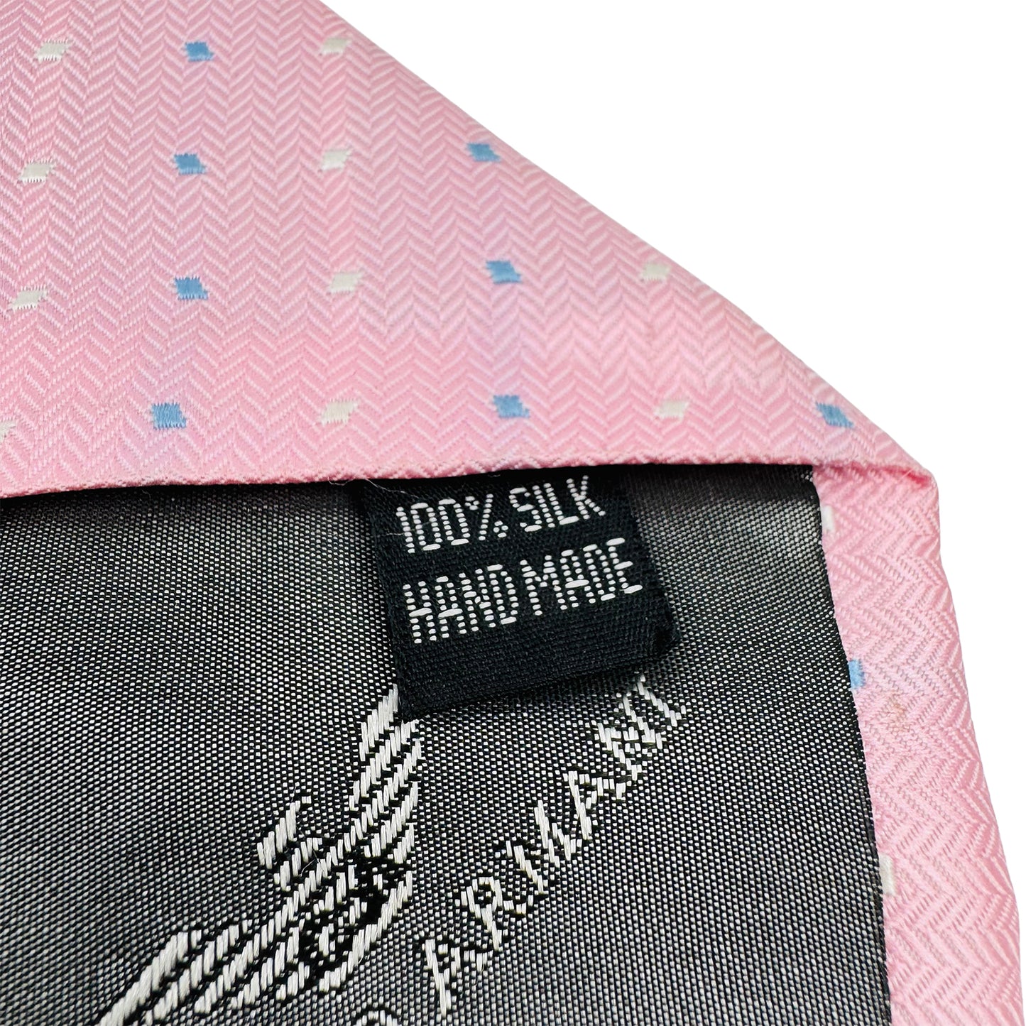 Giorgio Armani Pink 'Herringbone Texture' Tie (Size Regular)