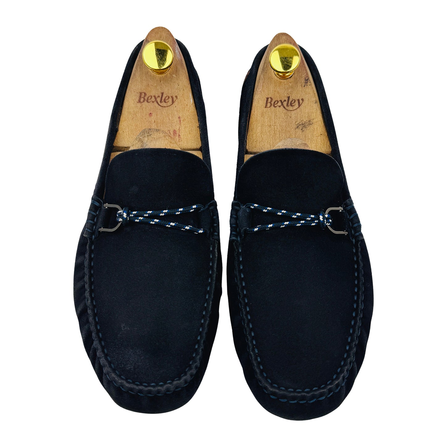 Hugo Boss Men's Dark Blue Suede Moccasins (Size 42.5) - 50453138 401