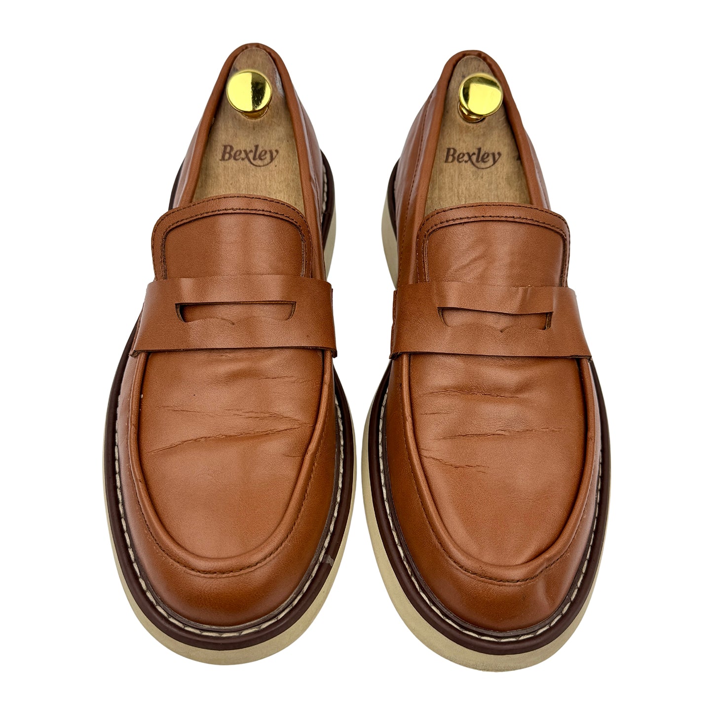 Zara Men's Leather Penny Loafers (Size 43) - 2620/120/709