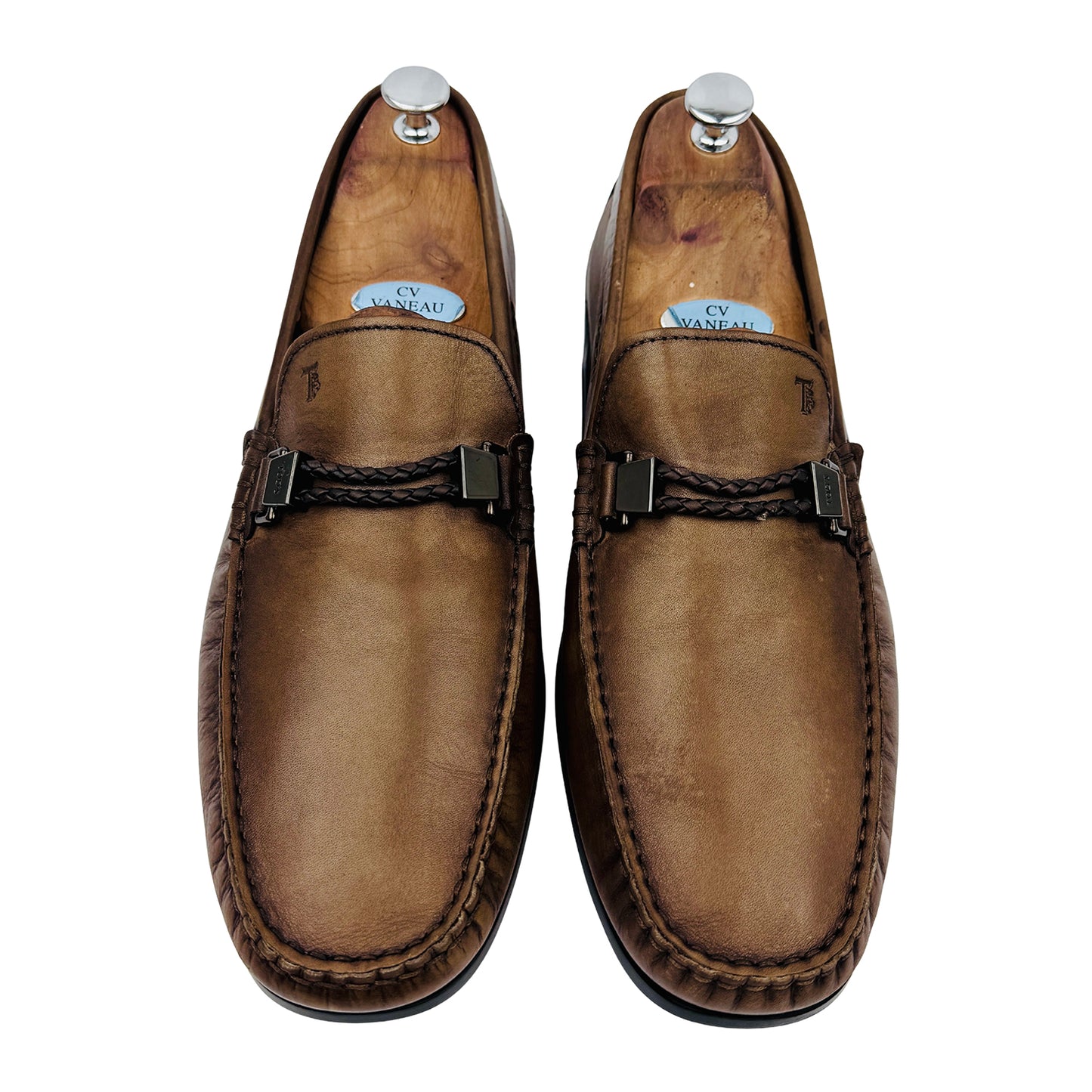 Tod's Gommino Cognac Brown Leather Loafers (Size 44/44.5)