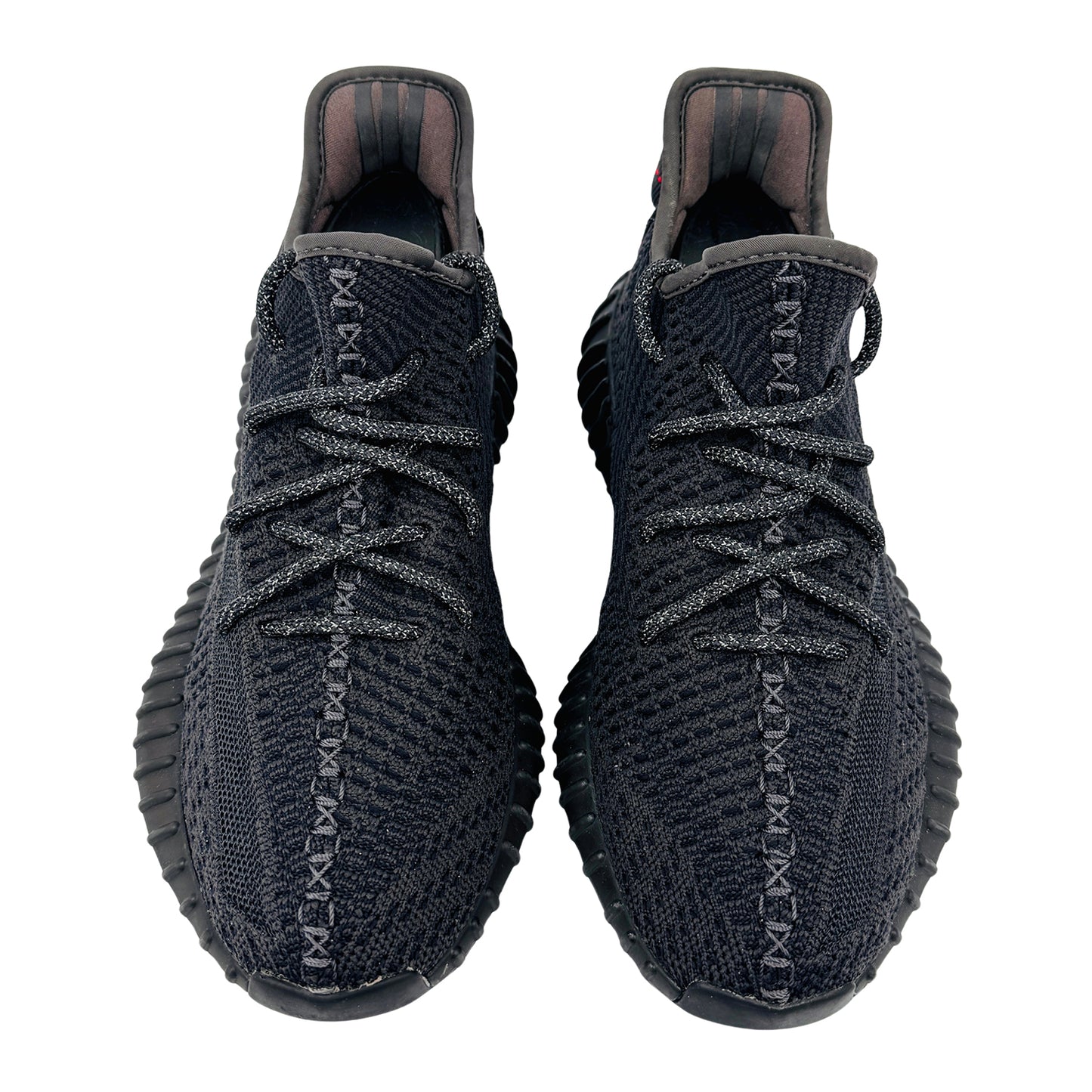 Adidas Yeezy Boost 350 V2 Black Sneakers (Size 40/40.5) - FU9006